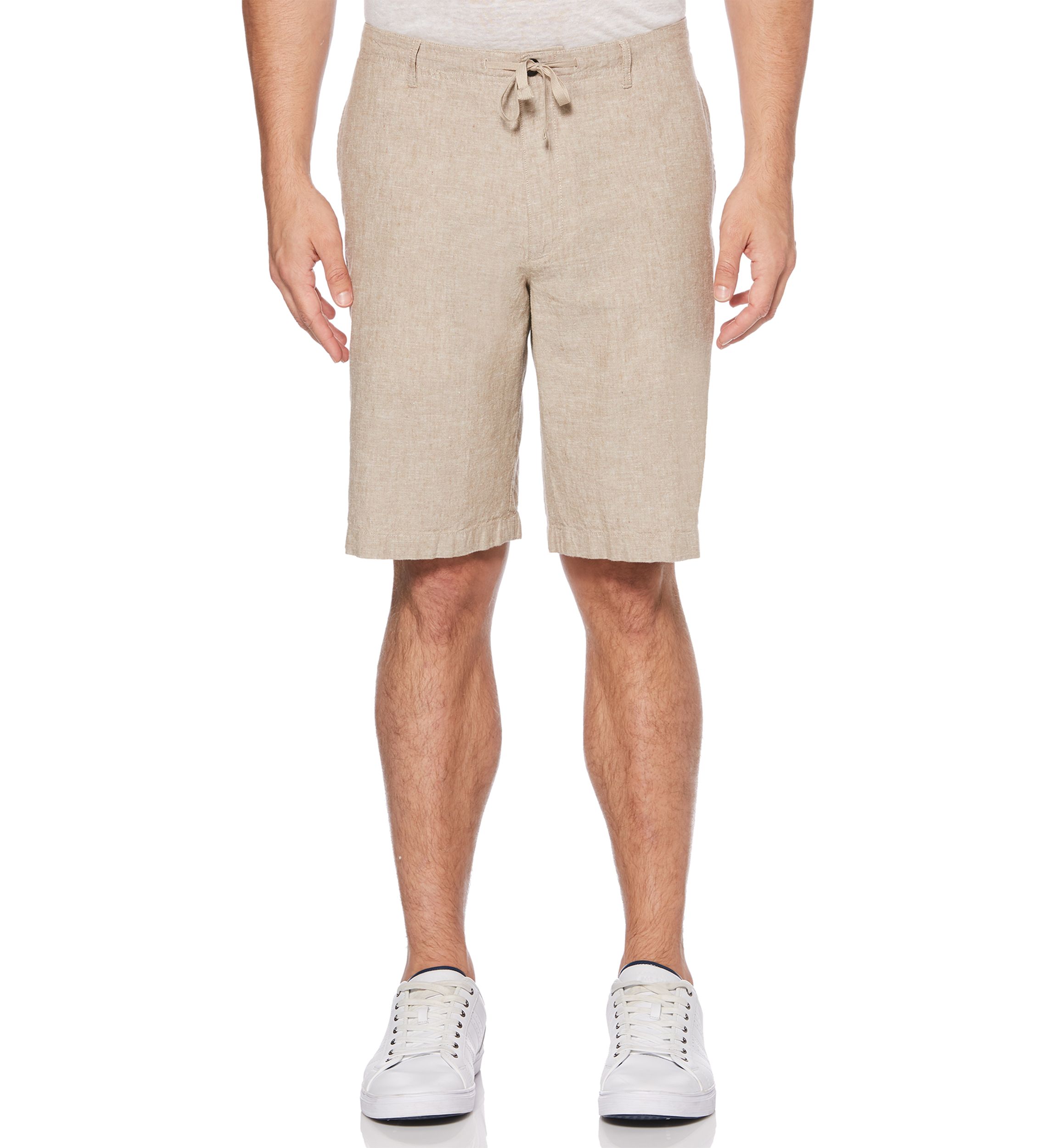 Drawstring Linen Shorts