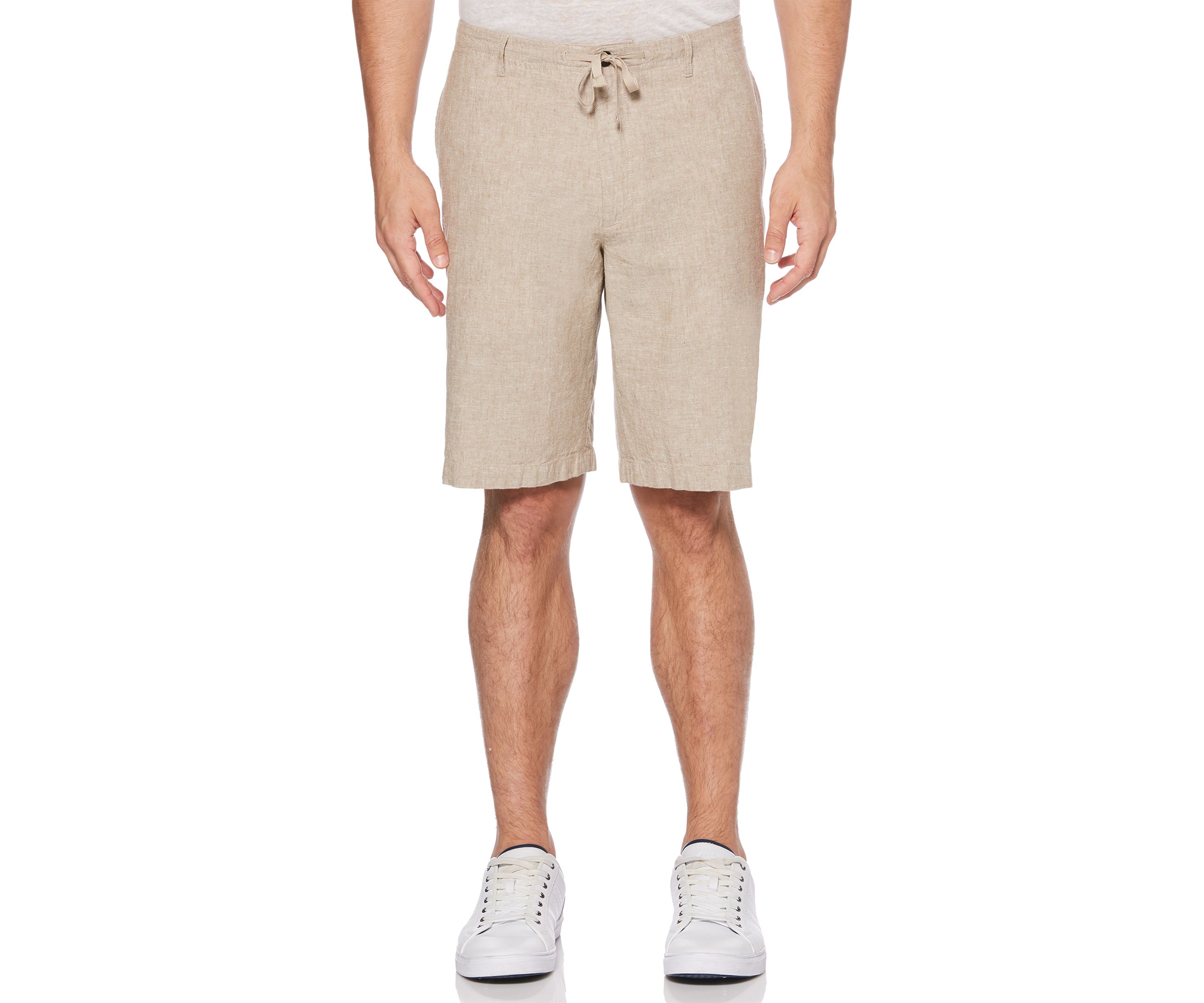 Drawstring Linen Shorts