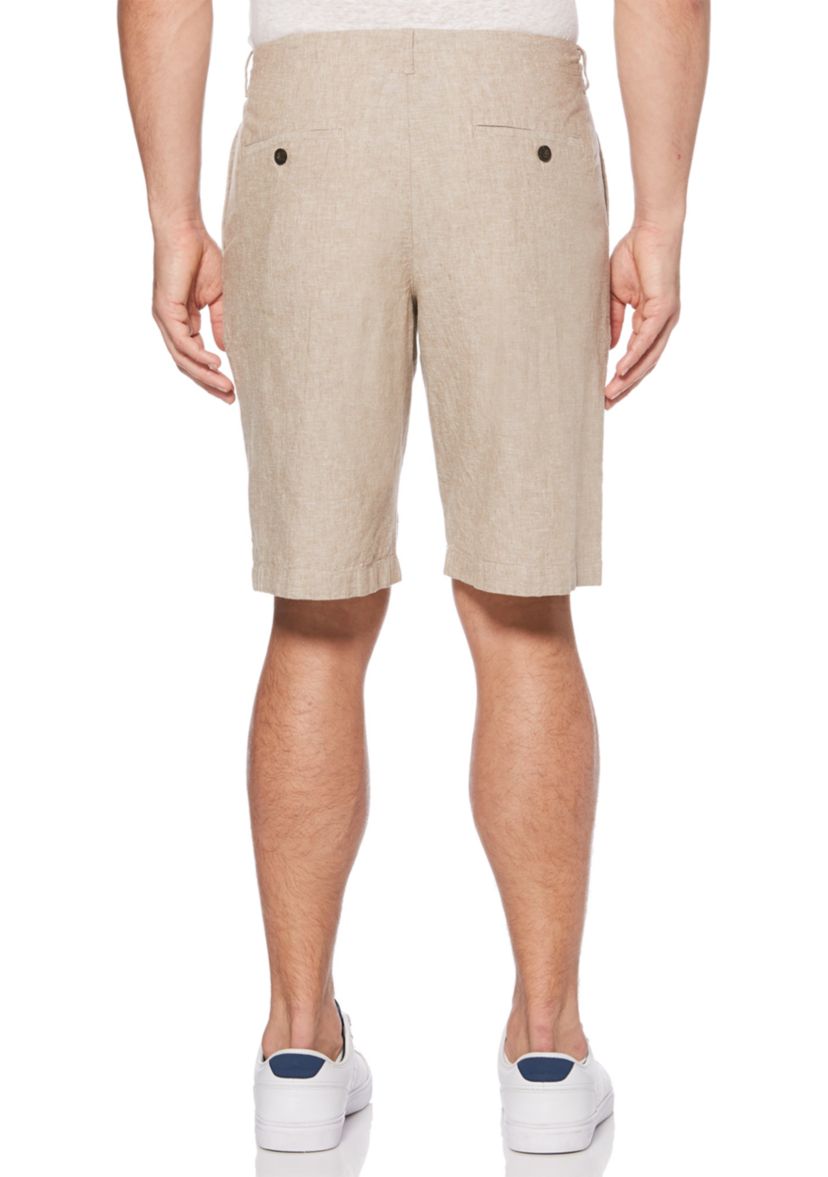 Drawstring Linen Shorts