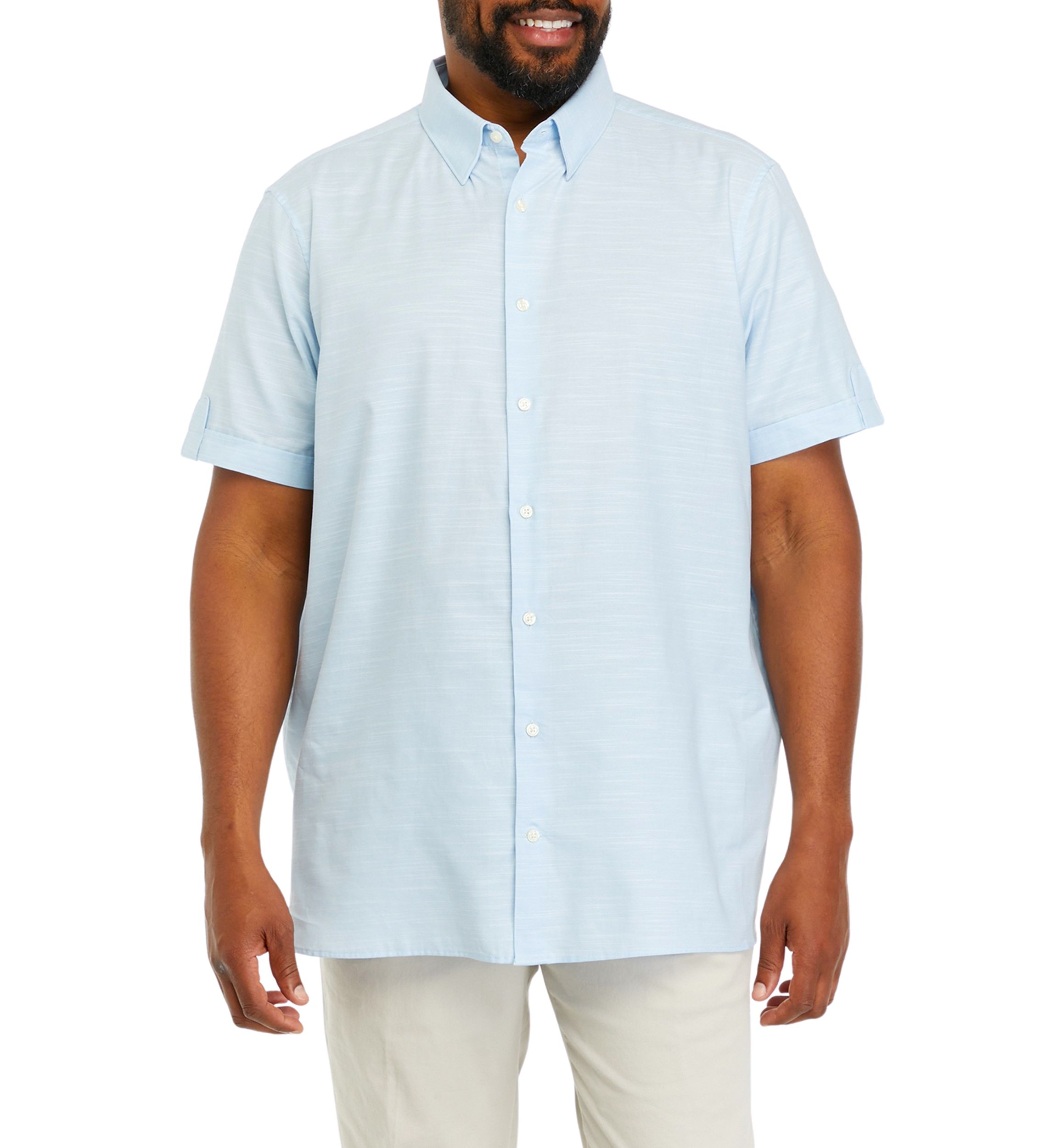 Big & Tall Dobby Textured Shirt