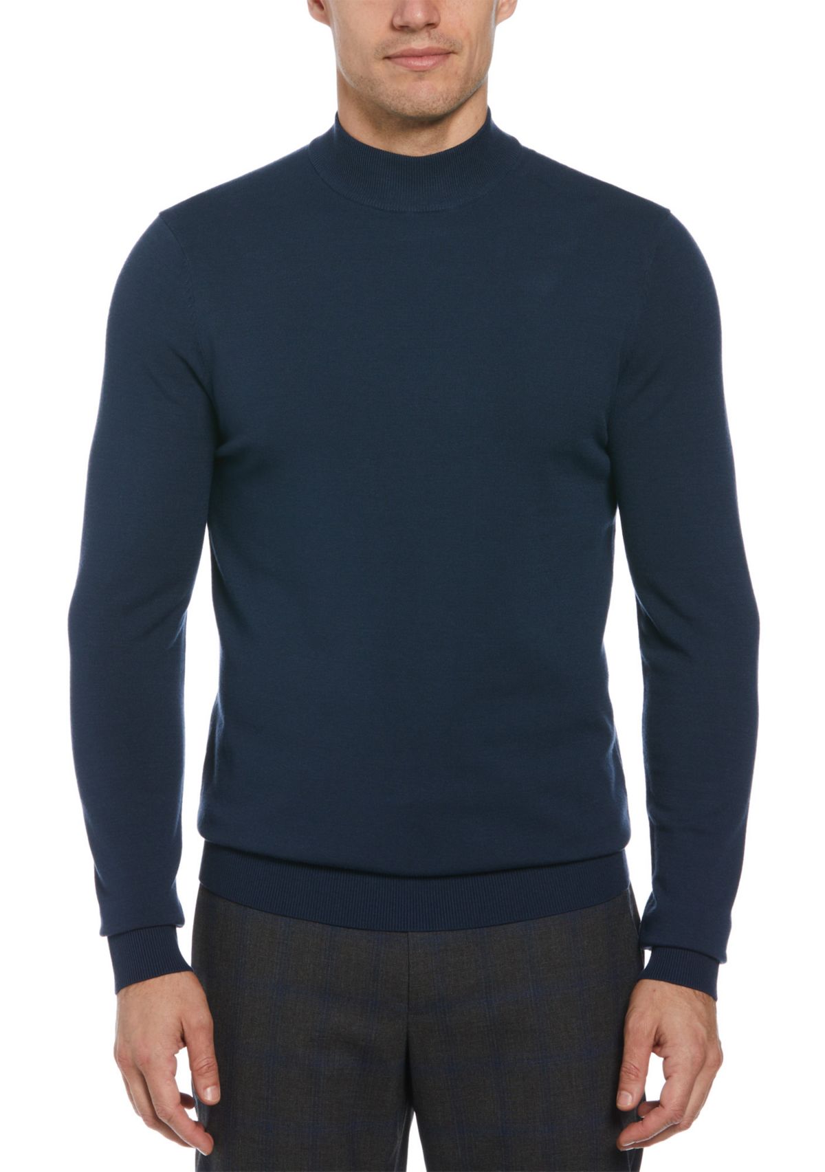 Mens Mock Neck Sweater