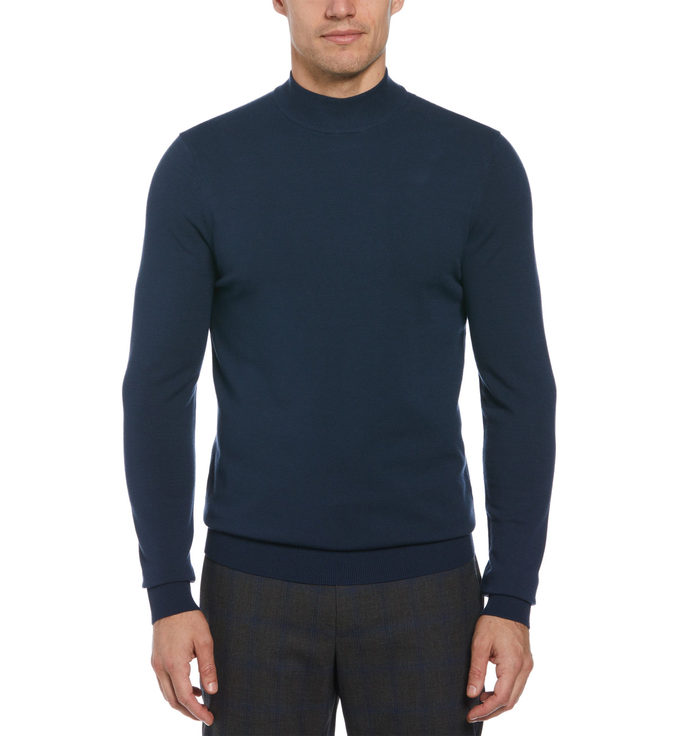 Mens Mock Neck Sweater