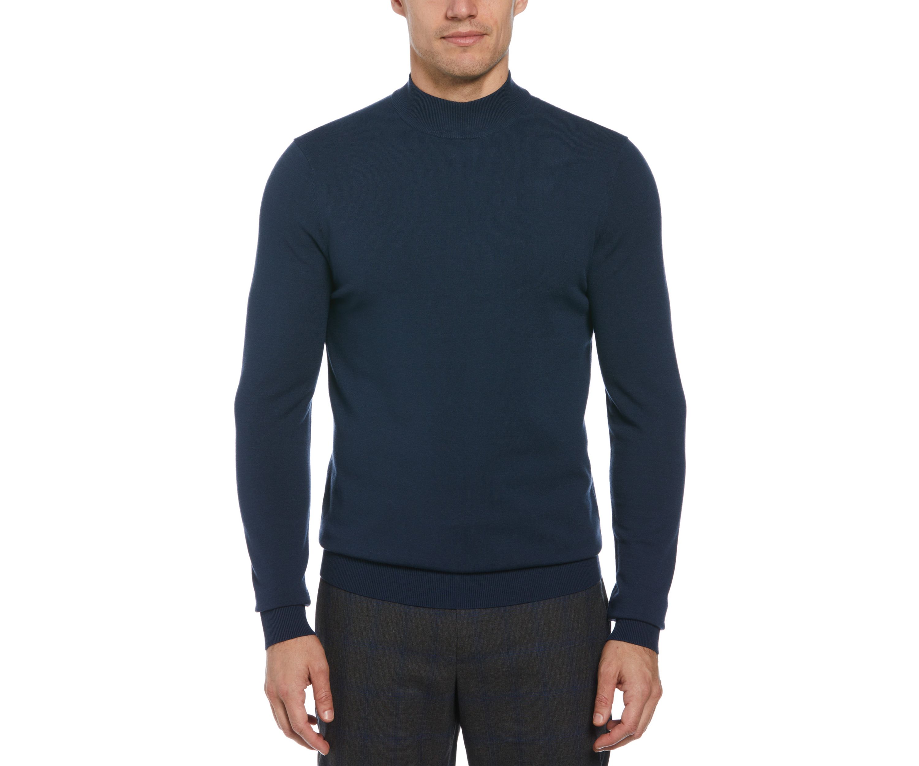 Mens Mock Neck Sweater