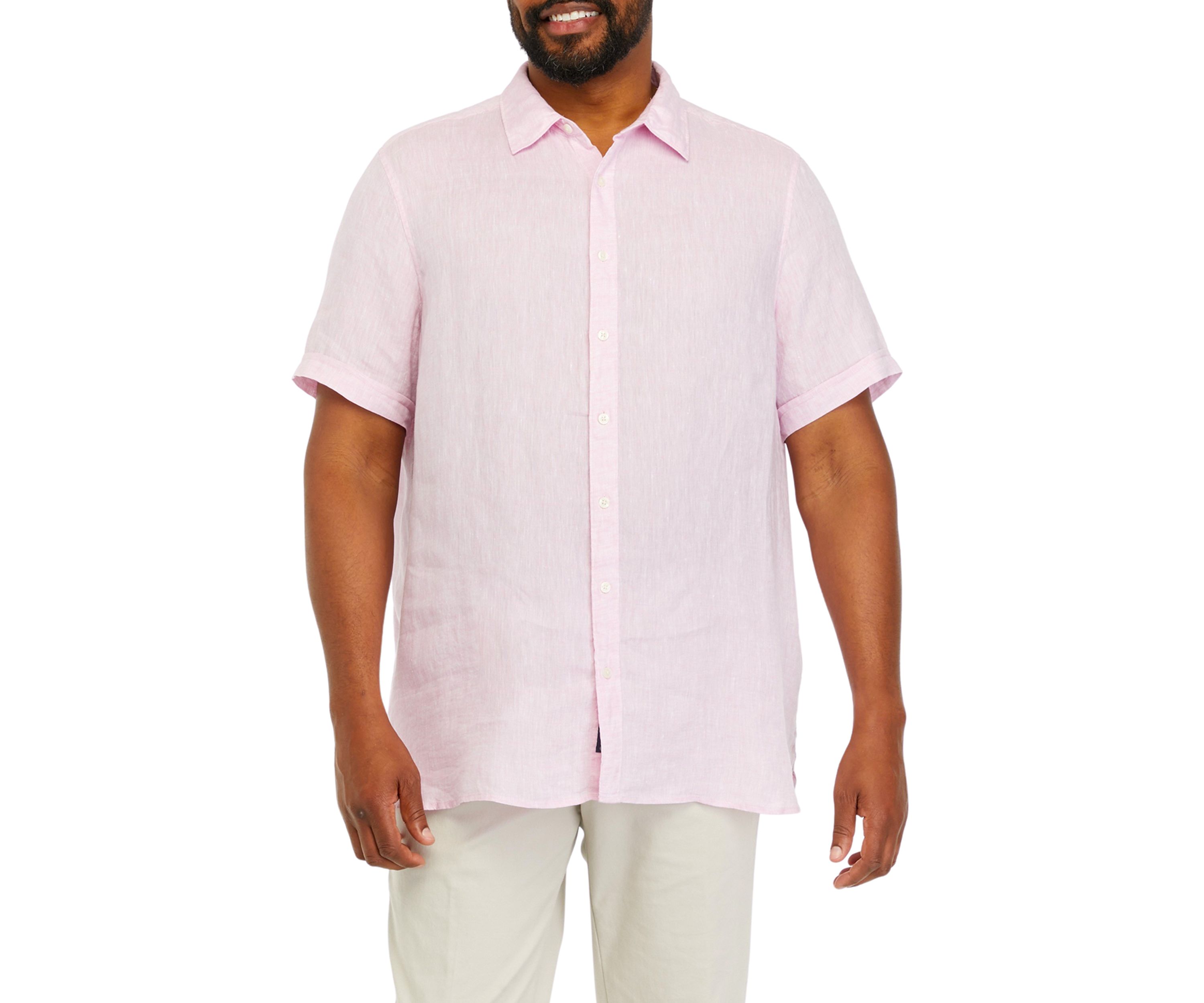 Big & Tall Solid Linen Shirt