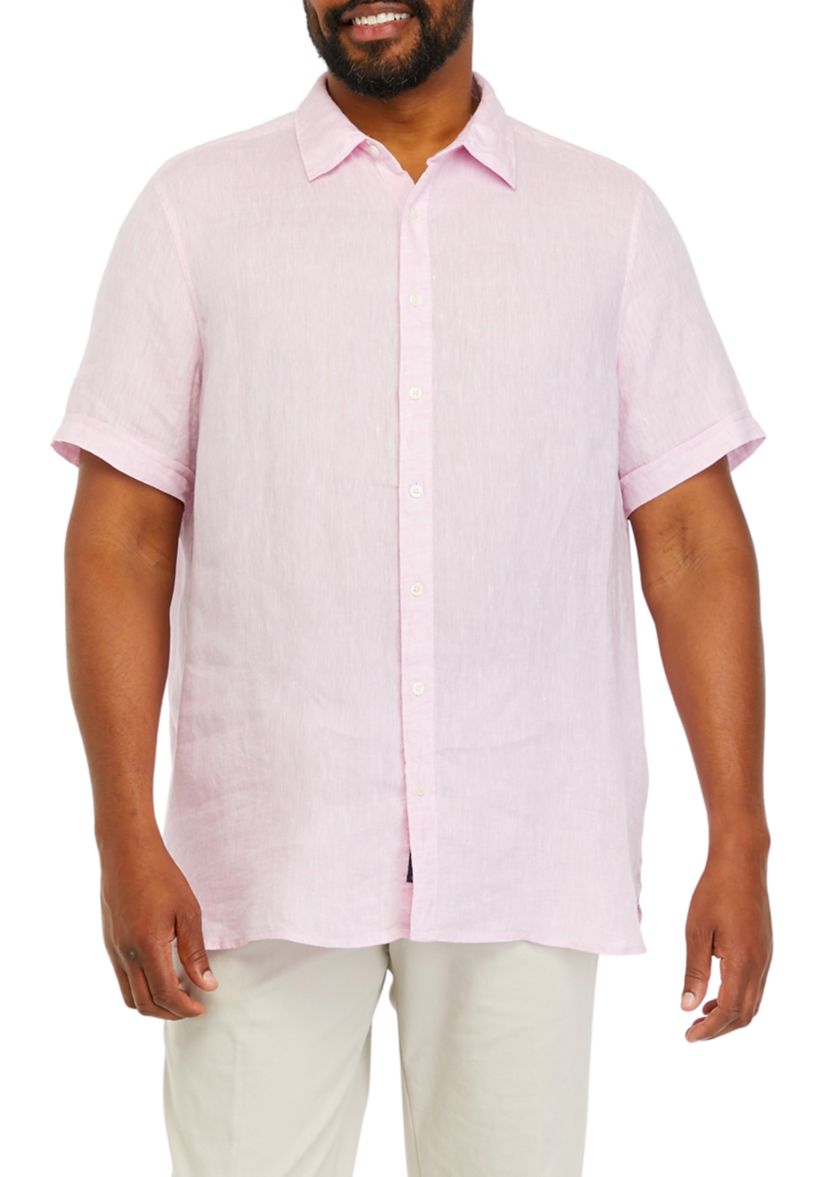 Big & Tall Solid Linen Shirt