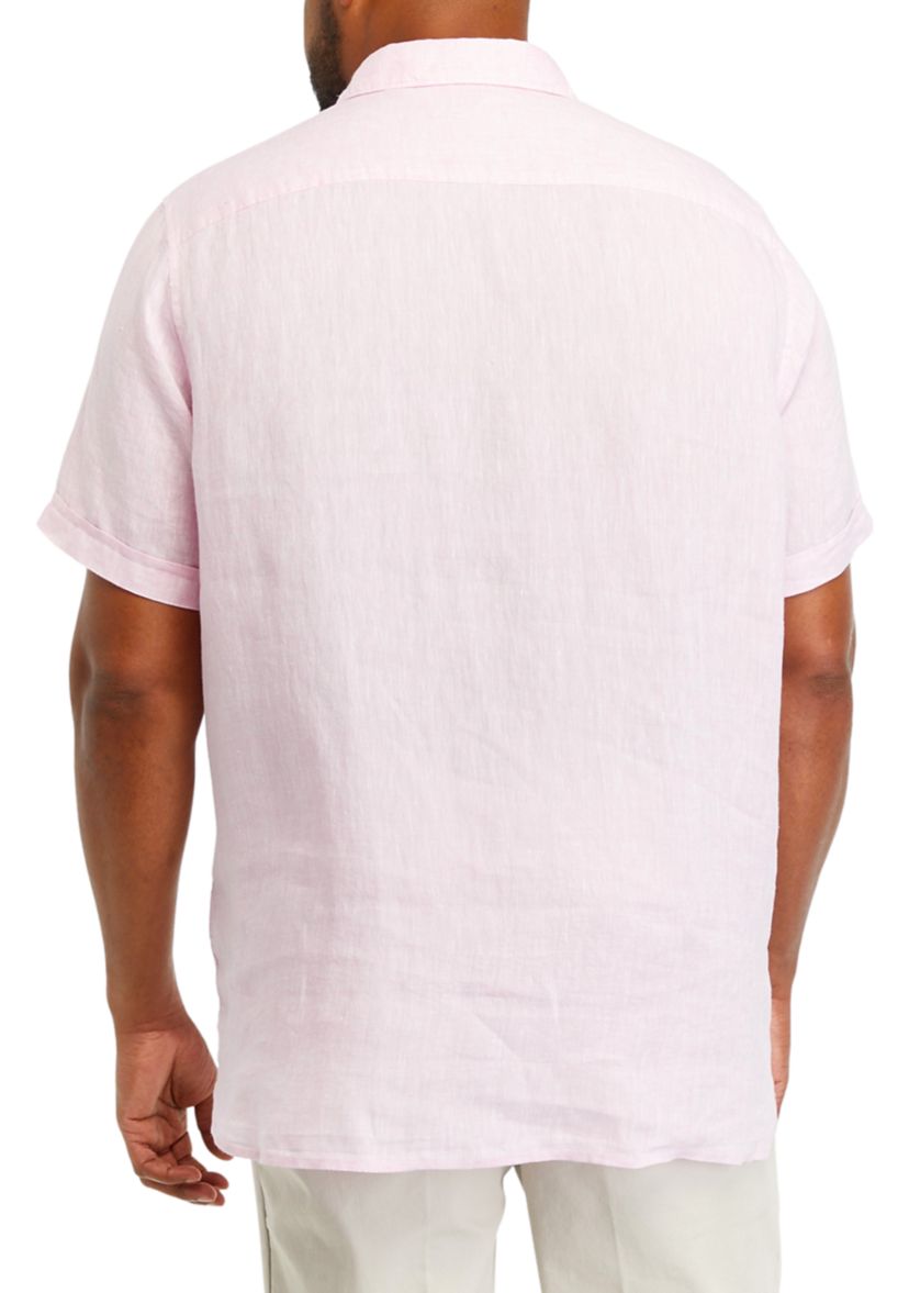 Big & Tall Solid Linen Shirt