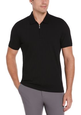 Perry Ellis® Men's Vertical Ribbed Knit Polo Shirt | Belk