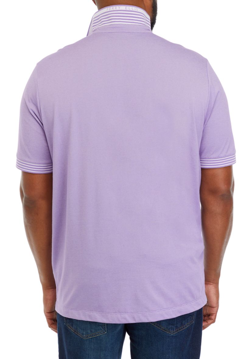 Big & Tall Short Sleeve Solid Polo Shirt