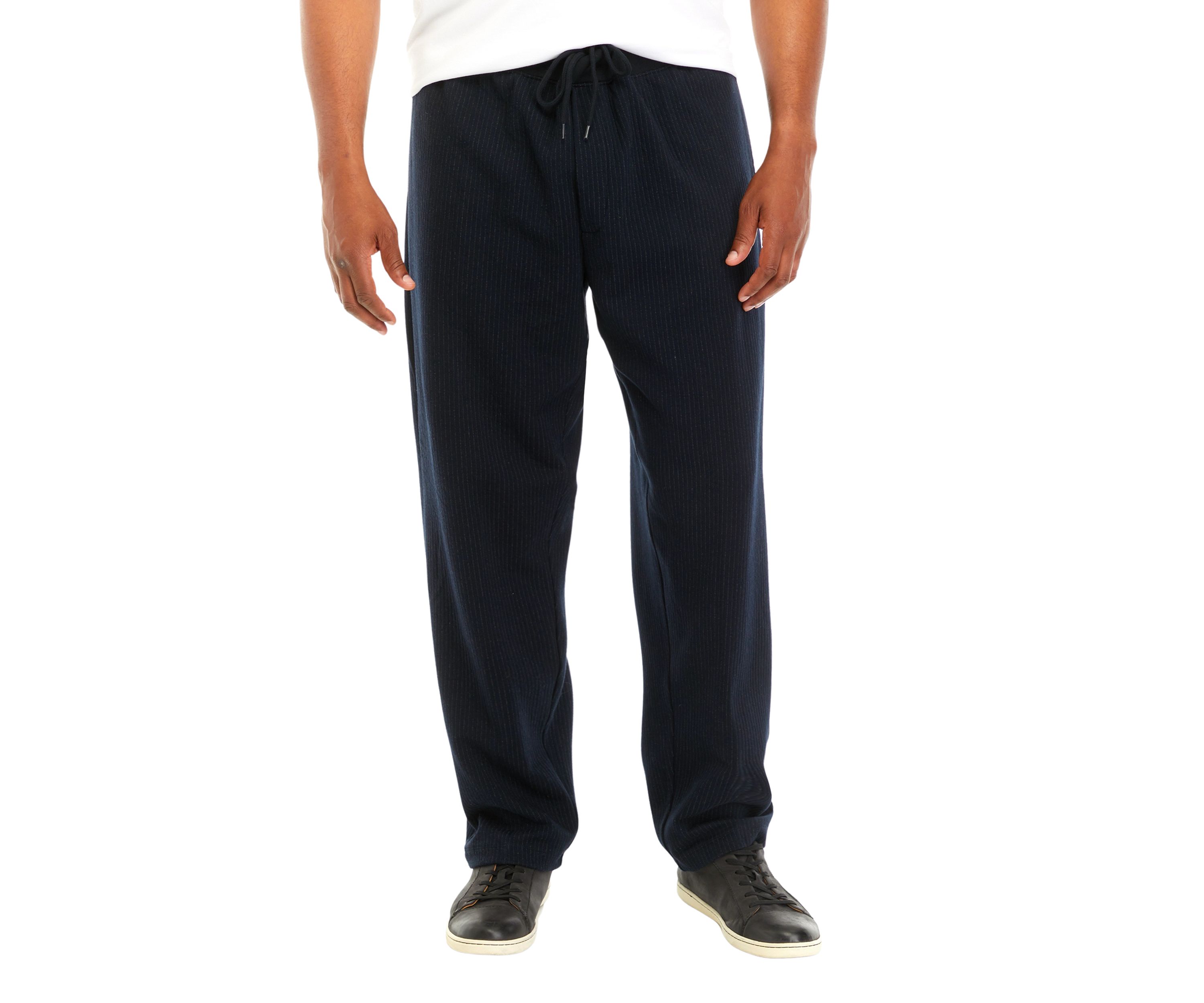 Big & Tall Pinstripe Tapered Pants