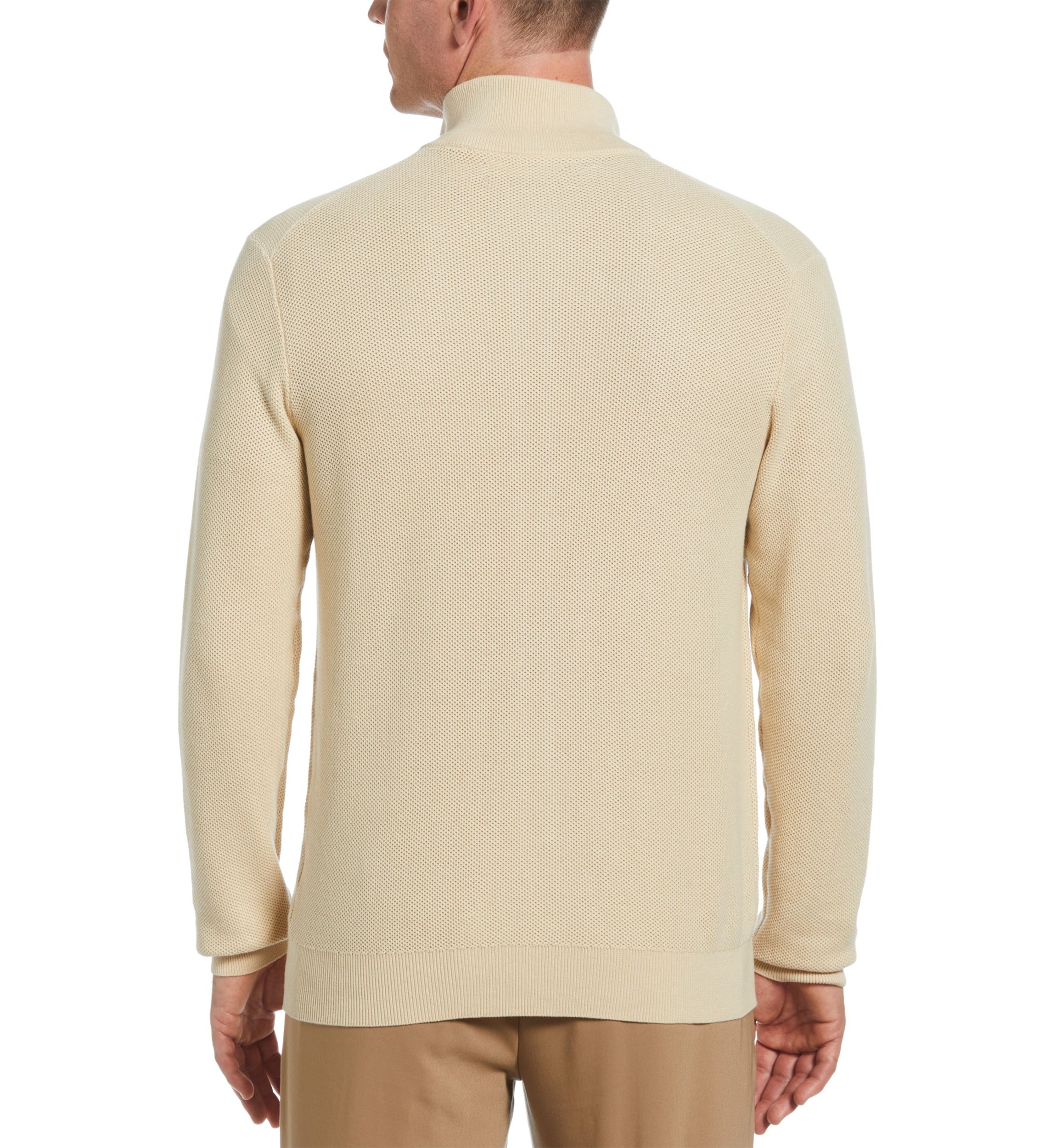 Mens Long Sleeve Full Zip Sweater