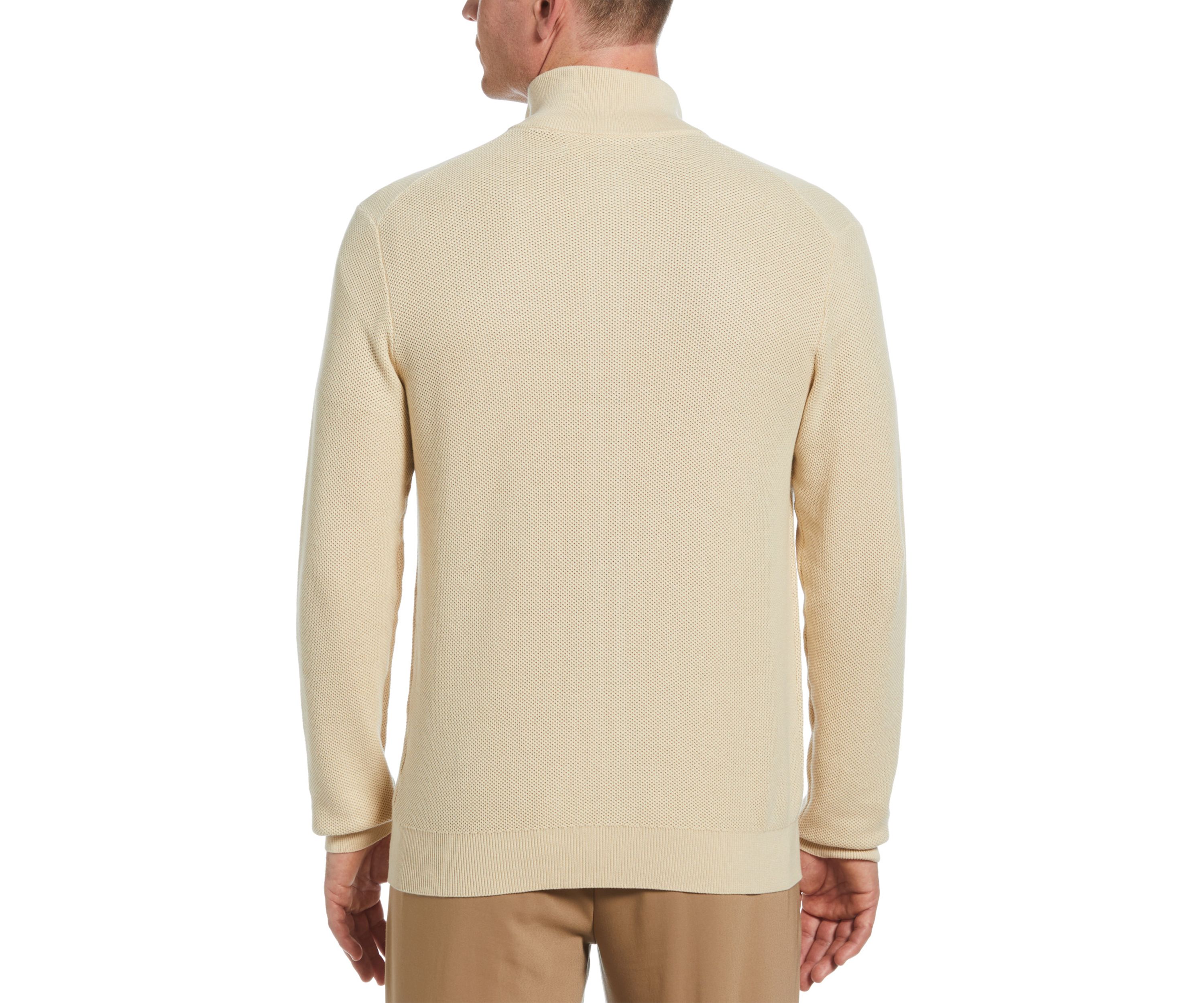 Mens Long Sleeve Full Zip Sweater