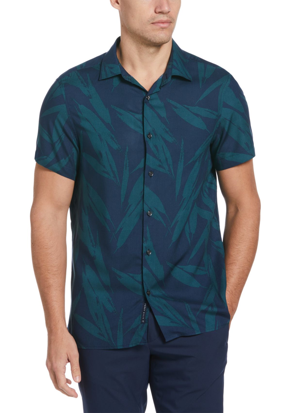 Short Sleeve Printed Polo Shirt 