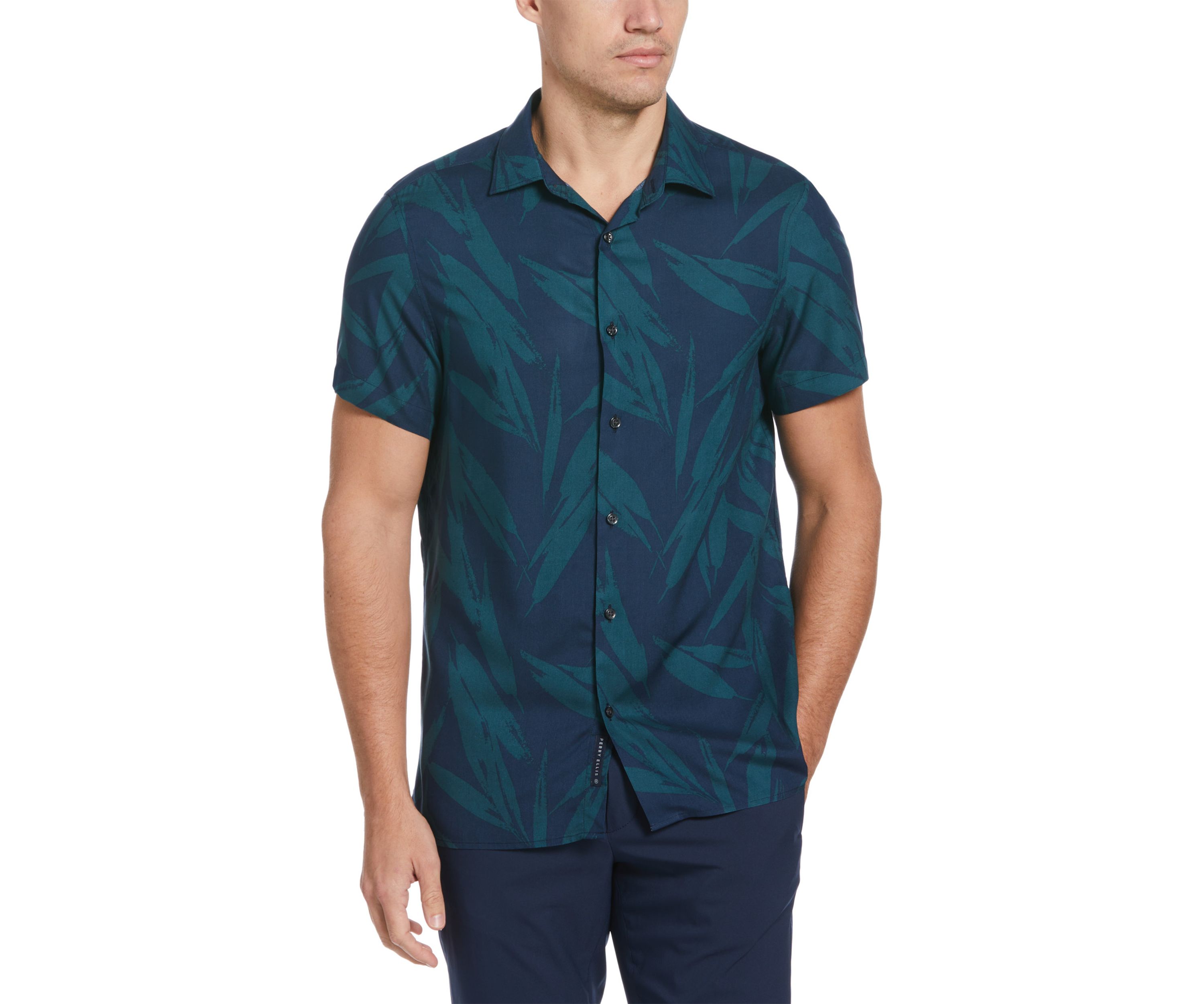 Short Sleeve Printed Polo Shirt 