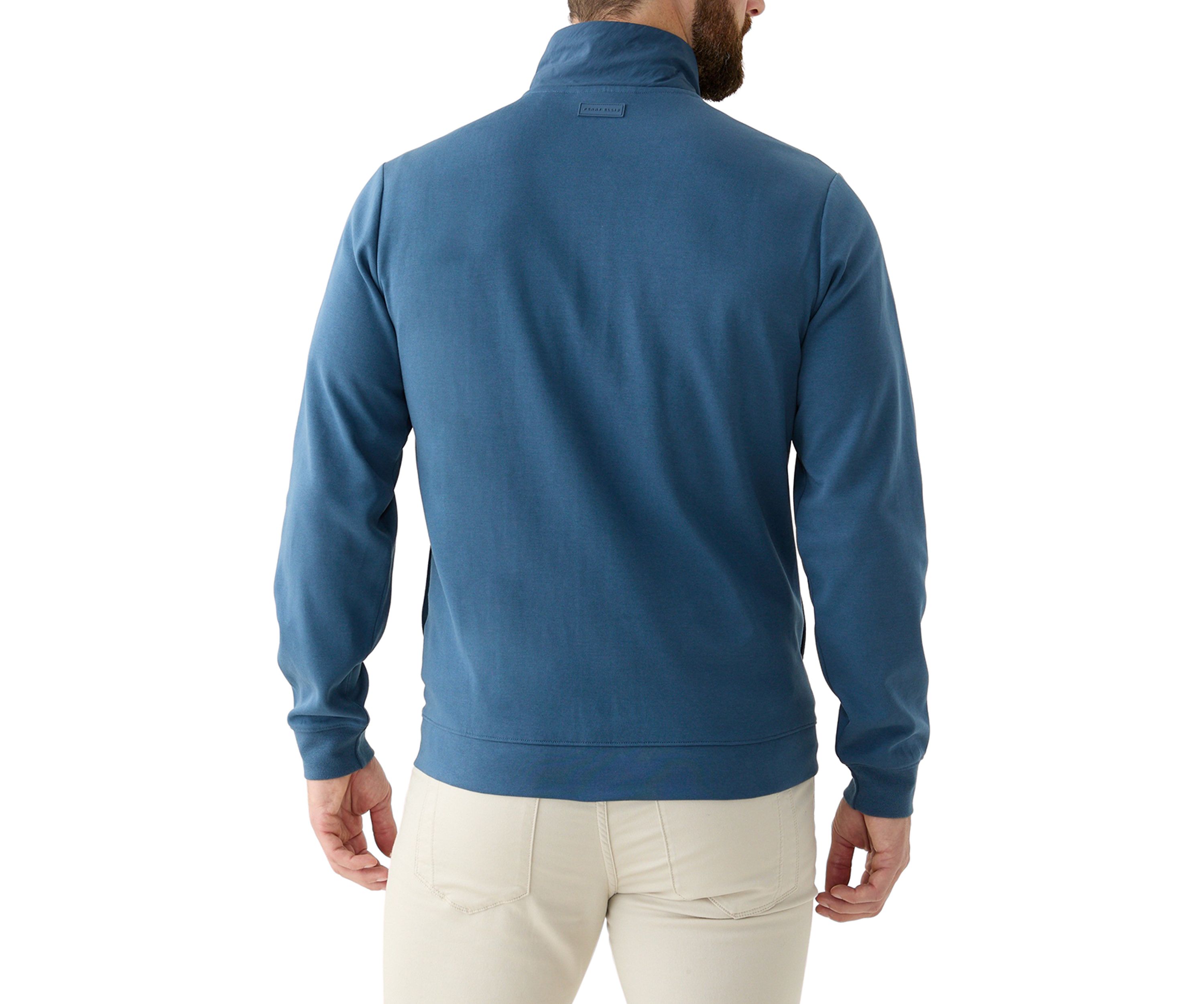 Mens Geo Quilted Bomber Jacket