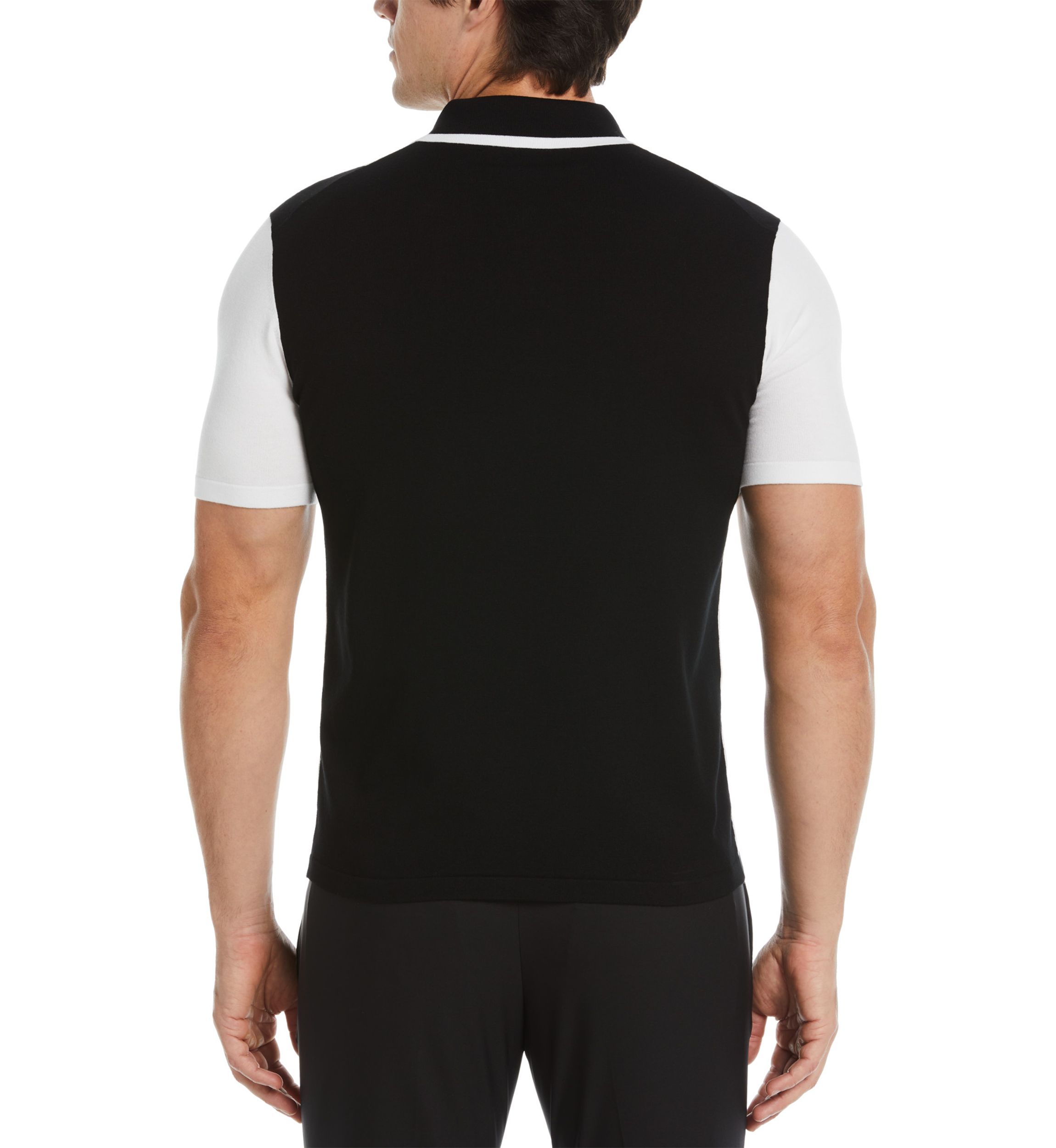 Mens Tech Multi Stripe Polo Shirt