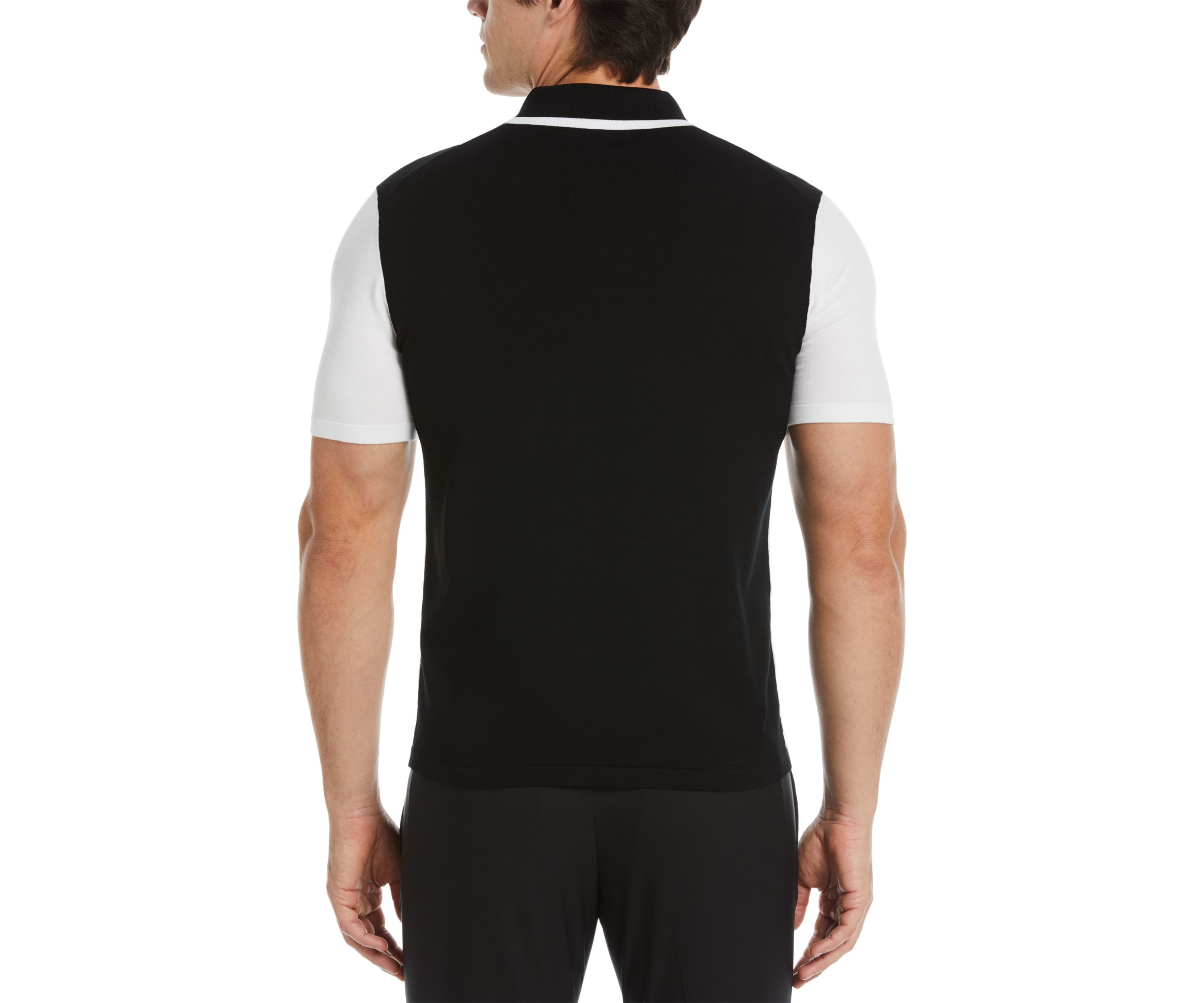 Mens Tech Multi Stripe Polo Shirt