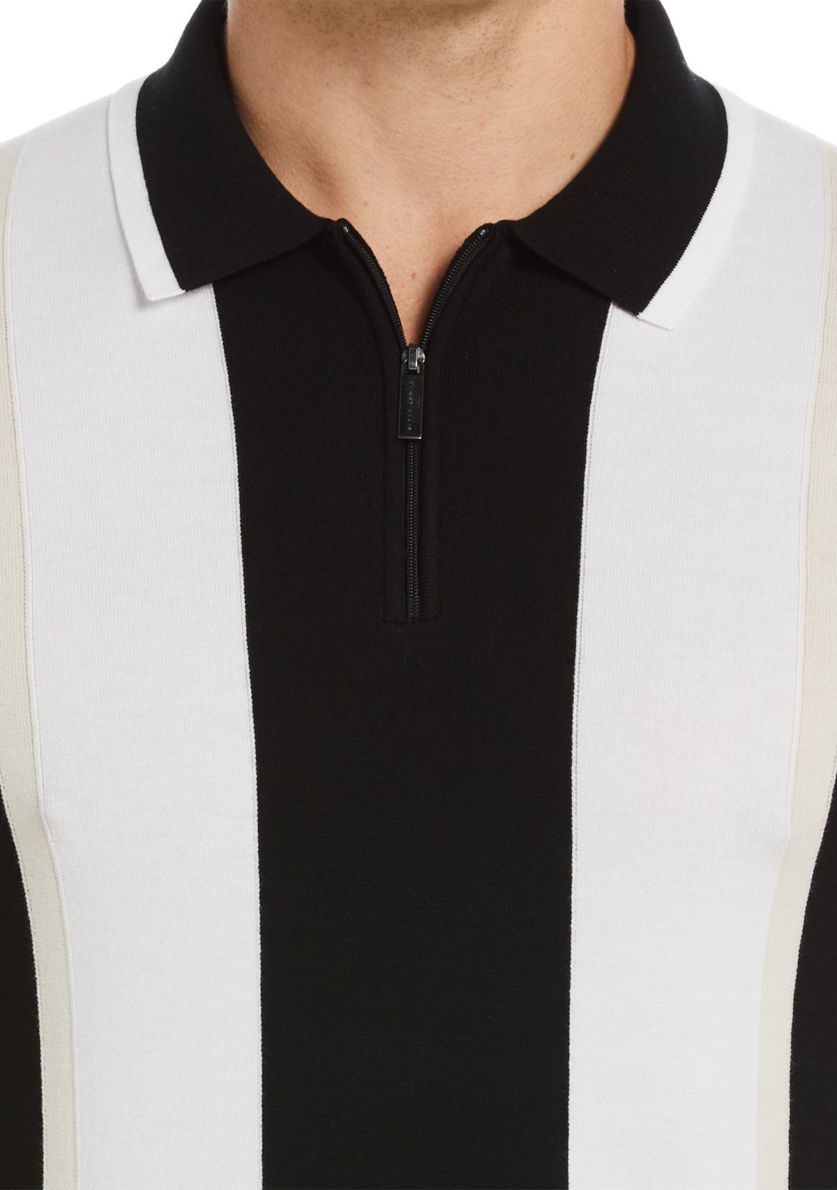 Mens Tech Multi Stripe Polo Shirt
