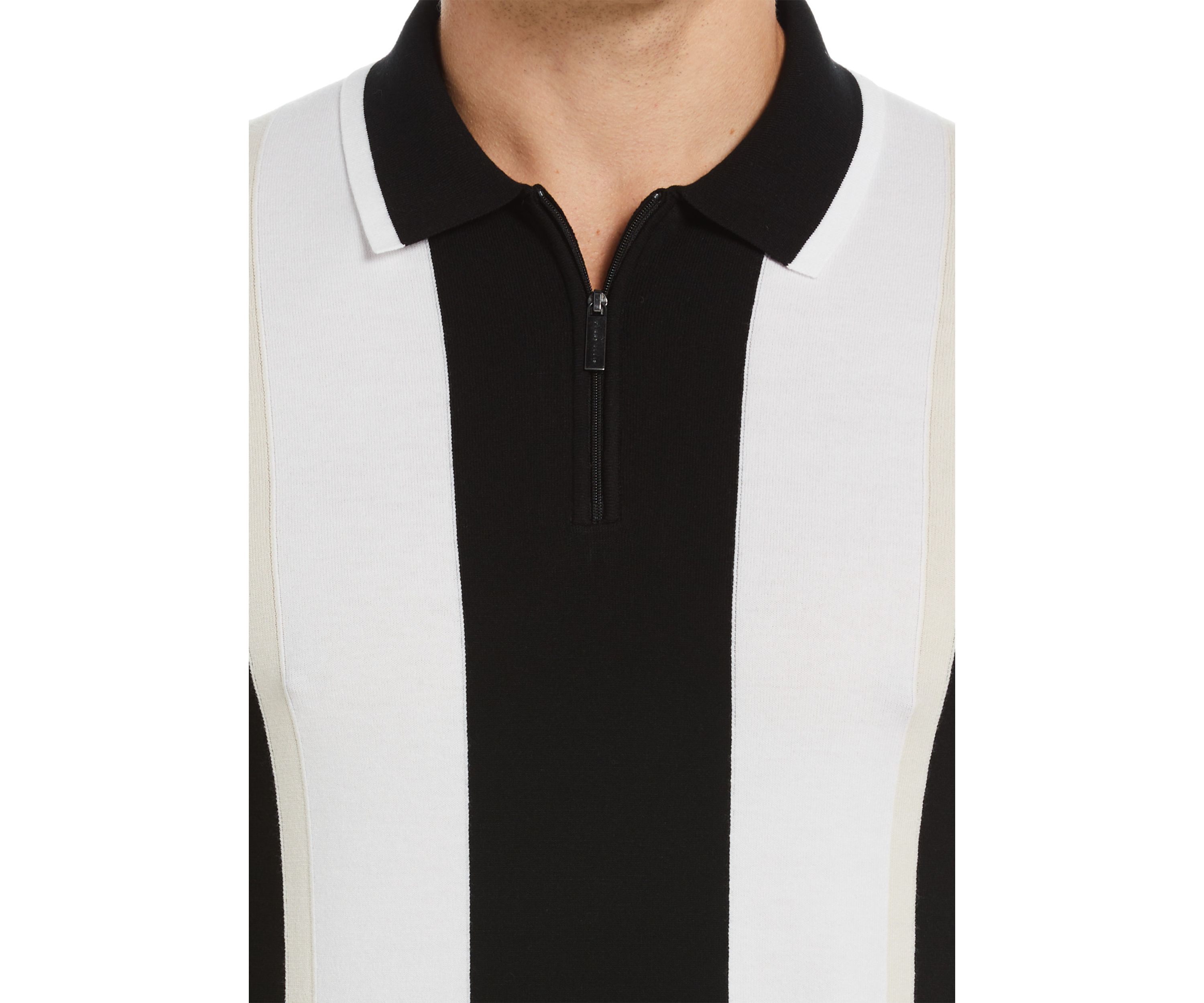 Mens Tech Multi Stripe Polo Shirt