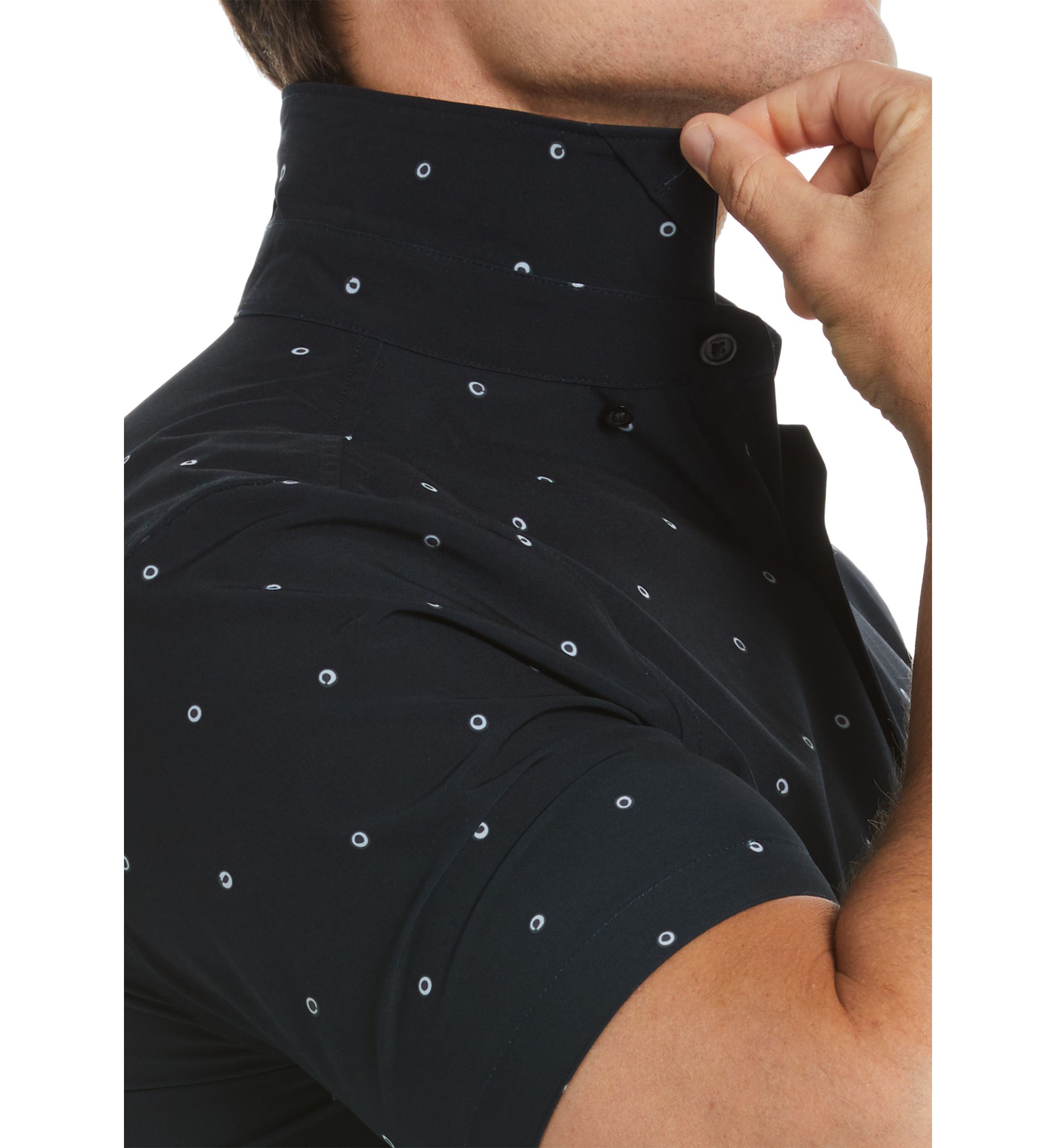 Mens Slim Dot Printed Shirt