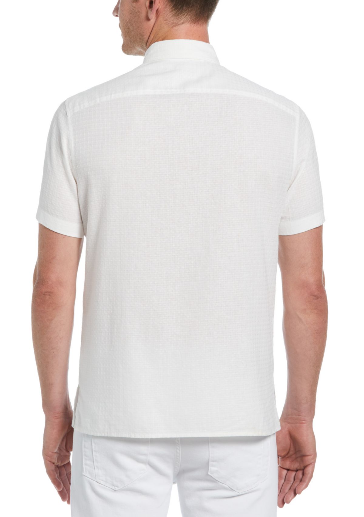 Mens Untucked Dobby Shirt