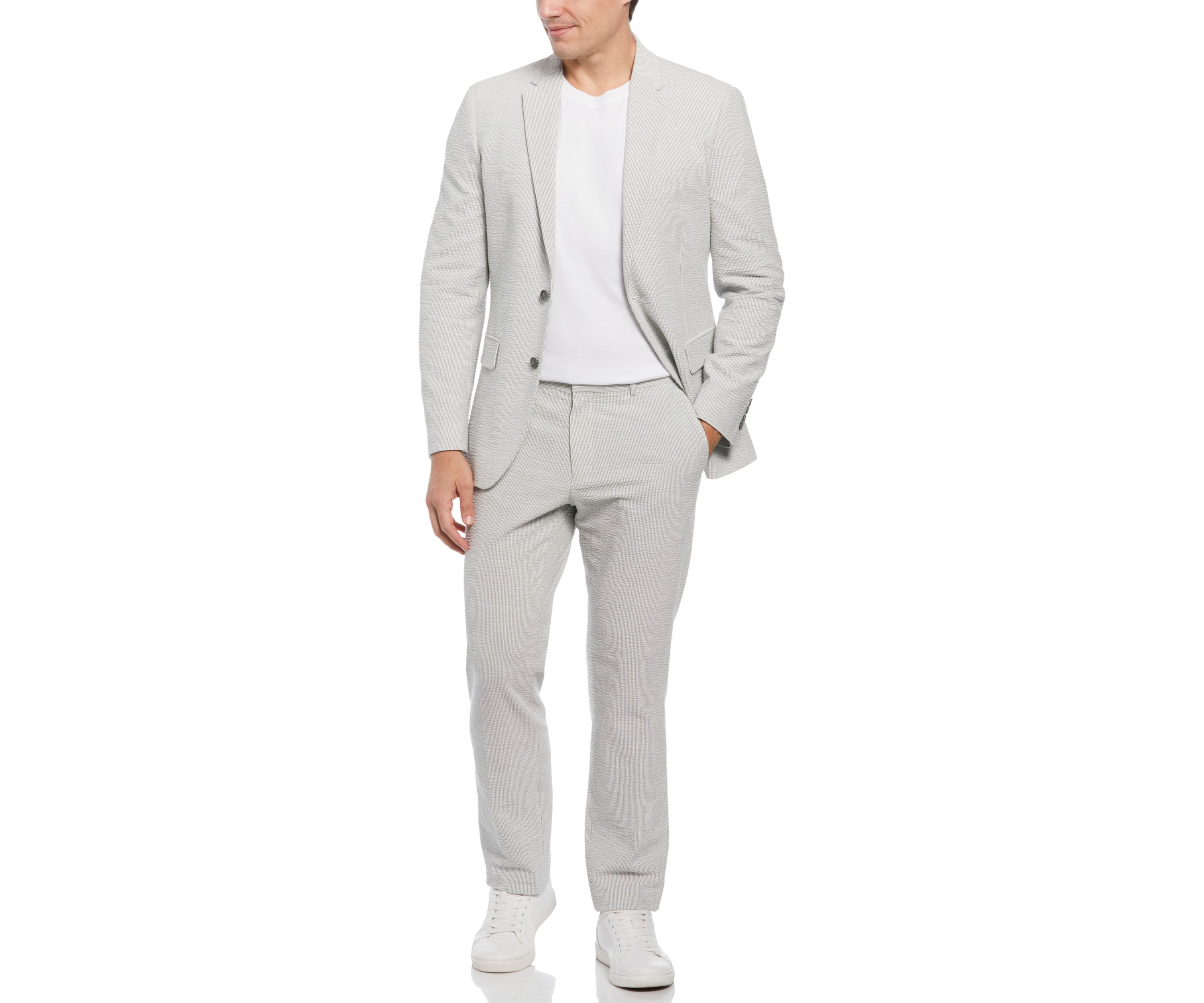 Mens Seersucker Suit Jacket