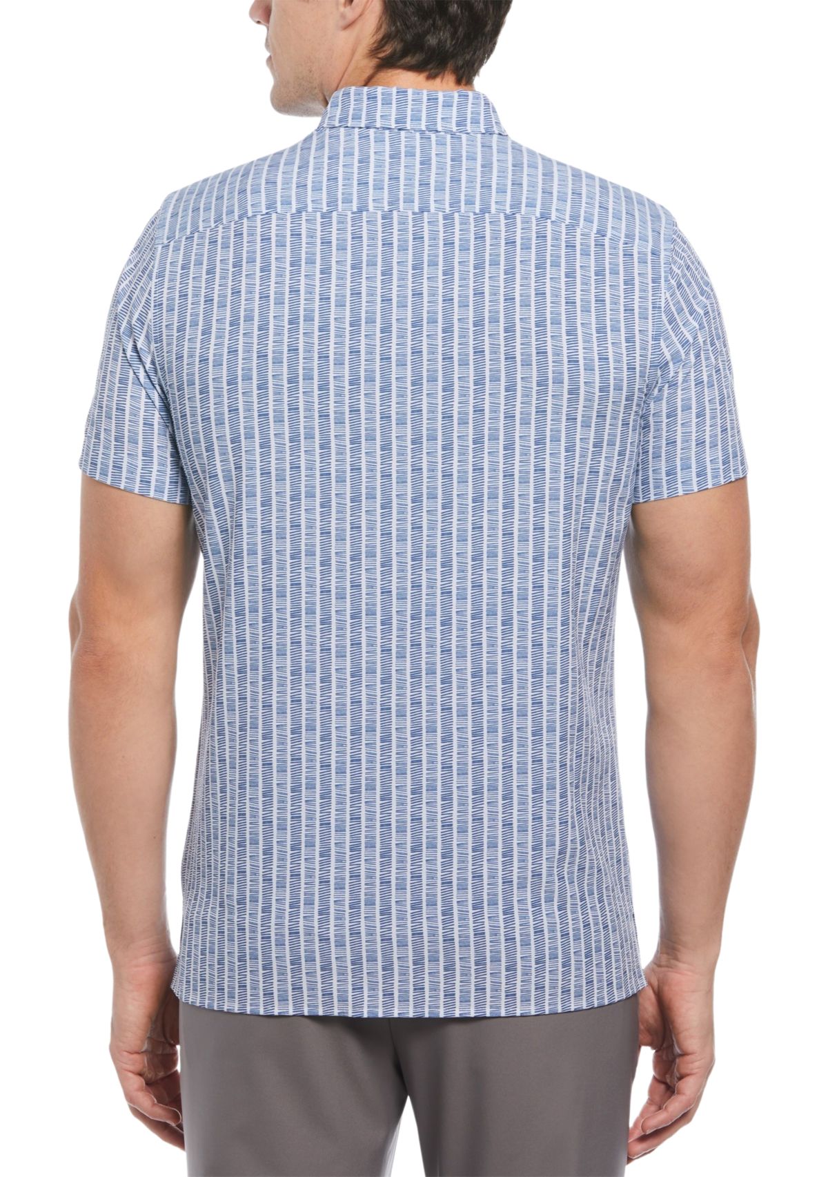 Mens Printed Button Down Shirt