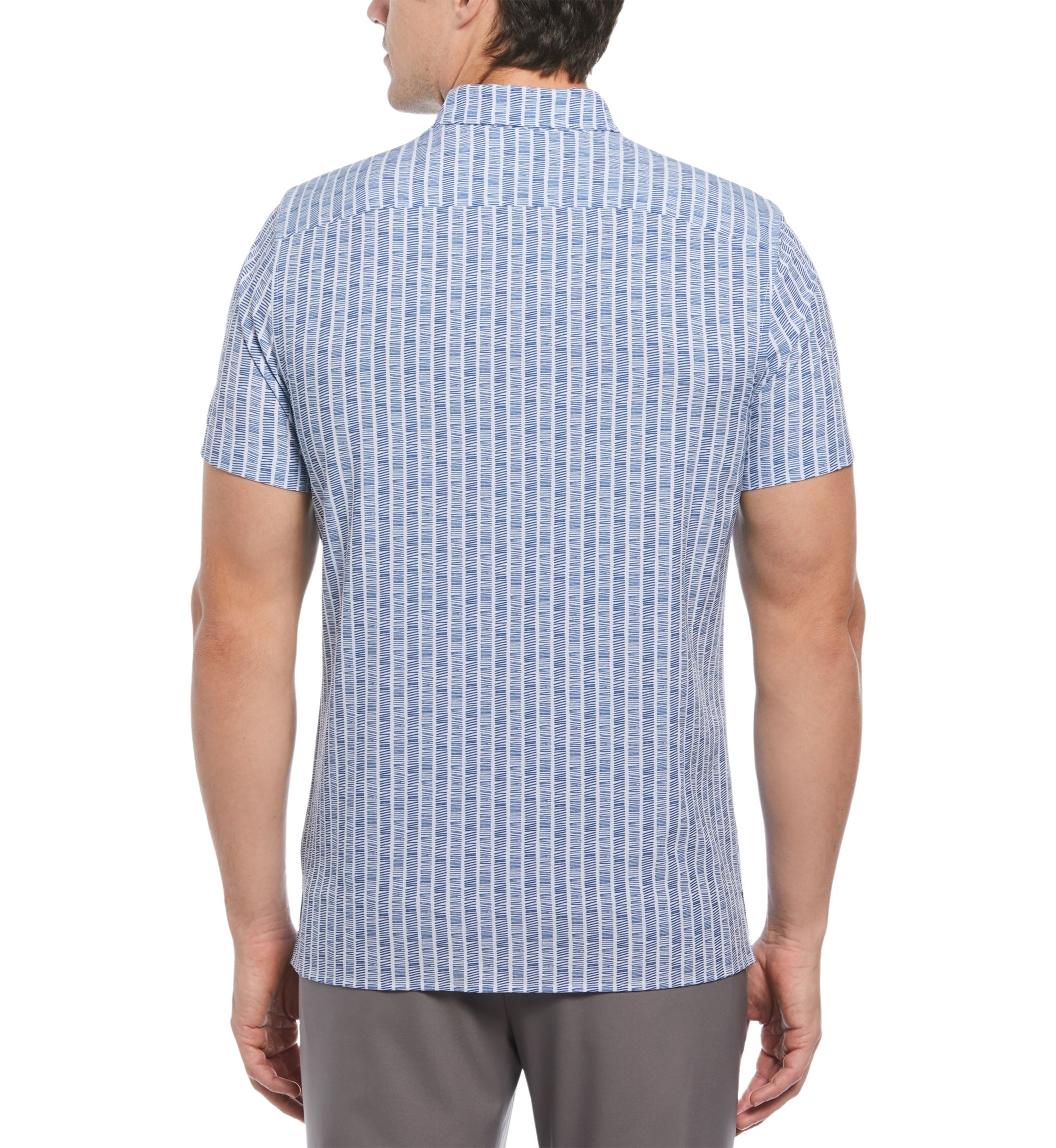Mens Printed Button Down Shirt