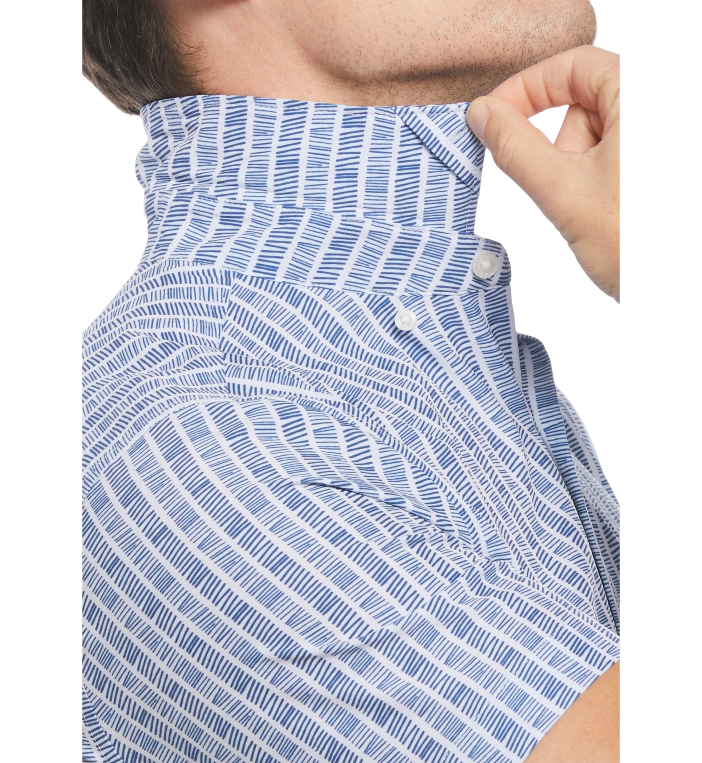 Mens Printed Button Down Shirt