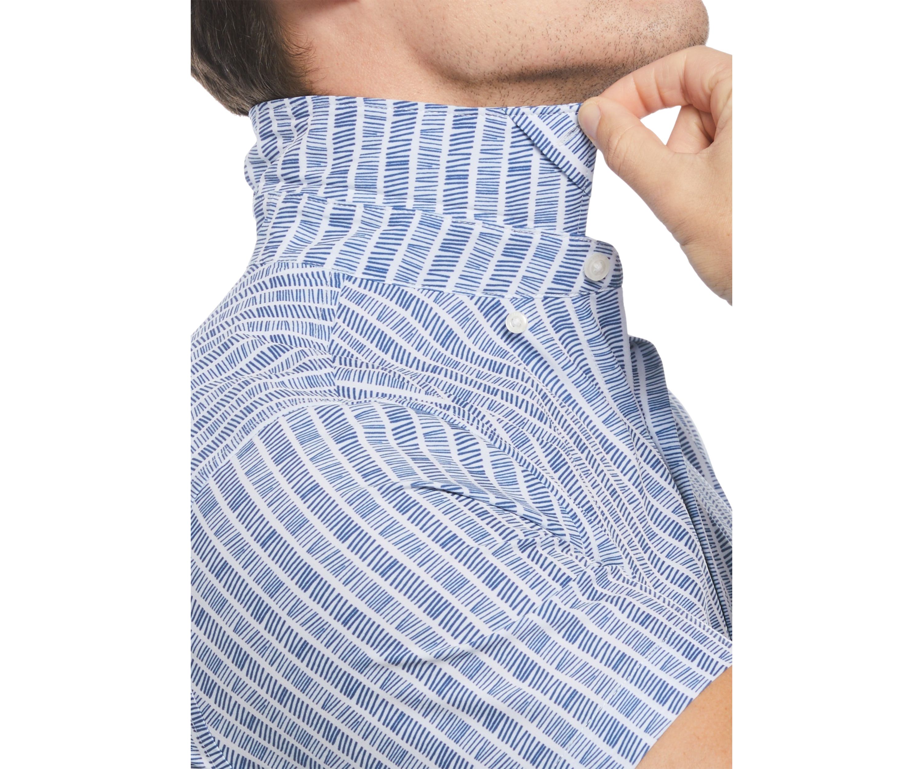 Mens Printed Button Down Shirt
