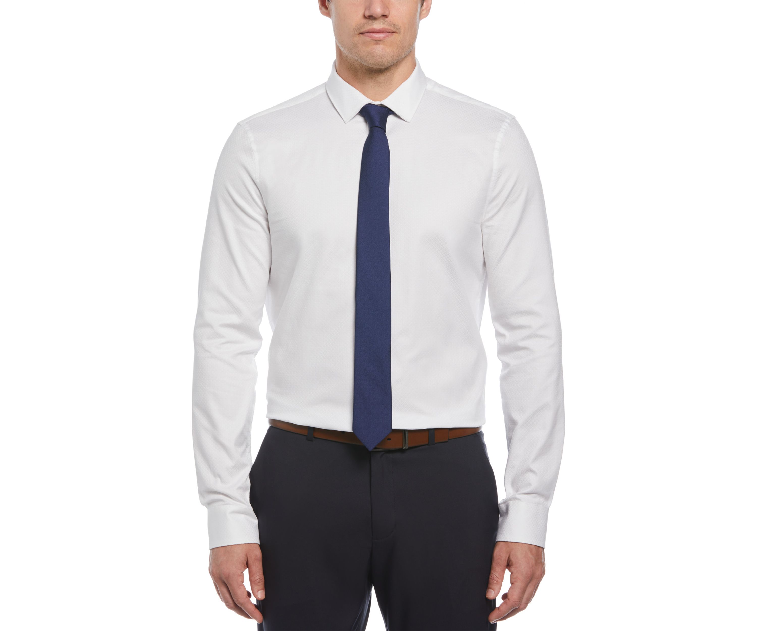 Mens Long Sleeve Woven Button Down Shirt