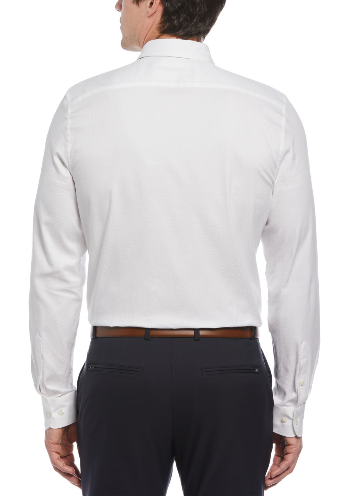 Mens Long Sleeve Woven Button Down Shirt