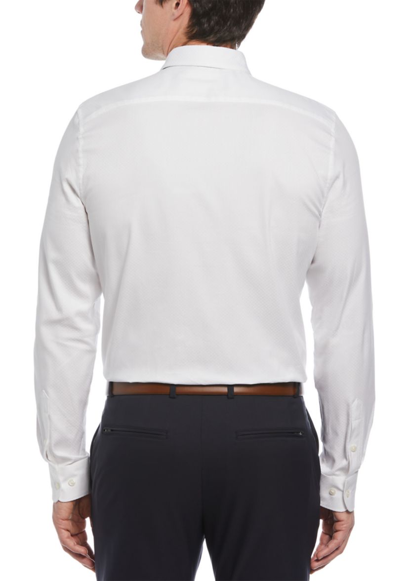 Mens Long Sleeve Woven Button Down Shirt