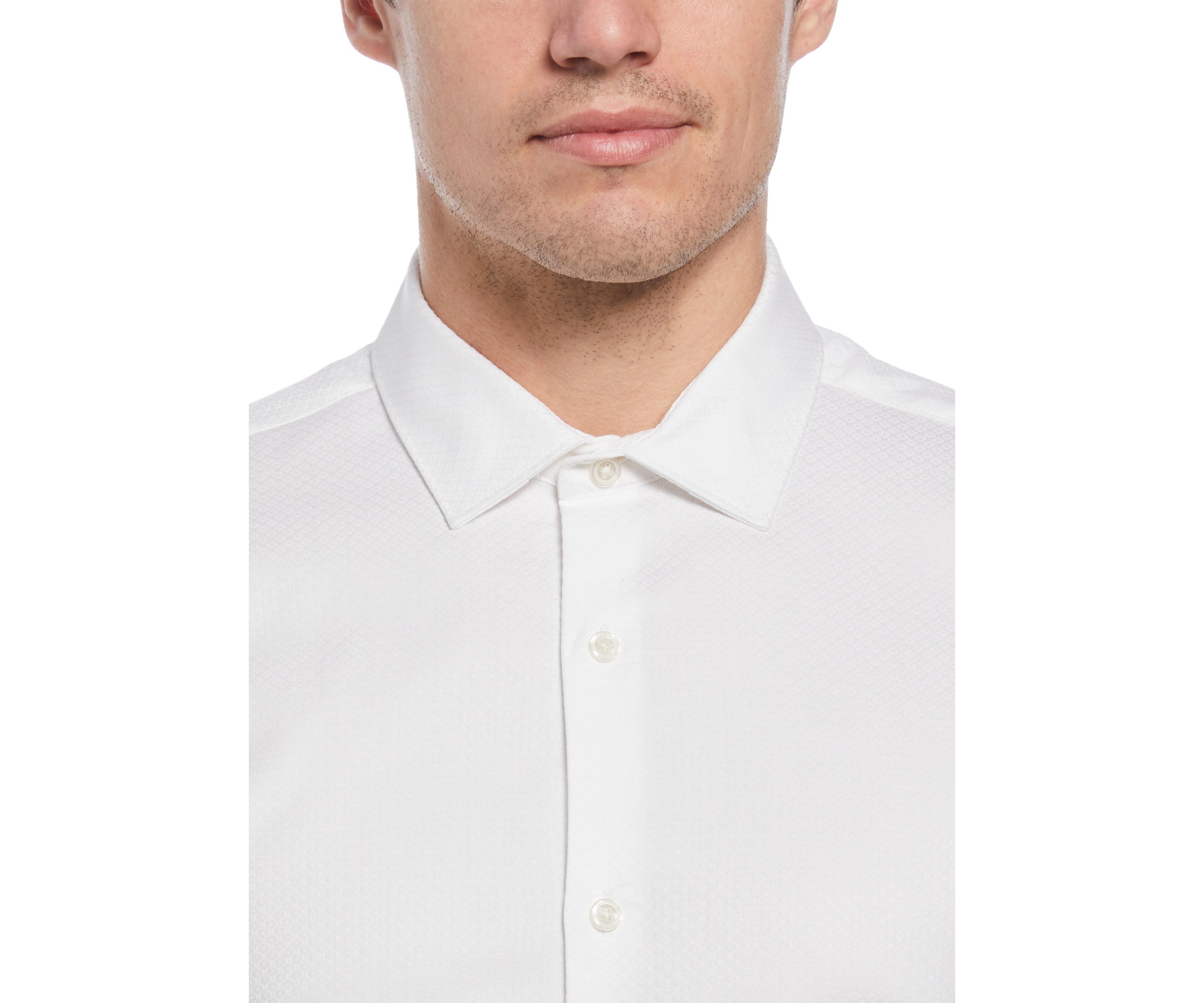 Mens Long Sleeve Woven Button Down Shirt
