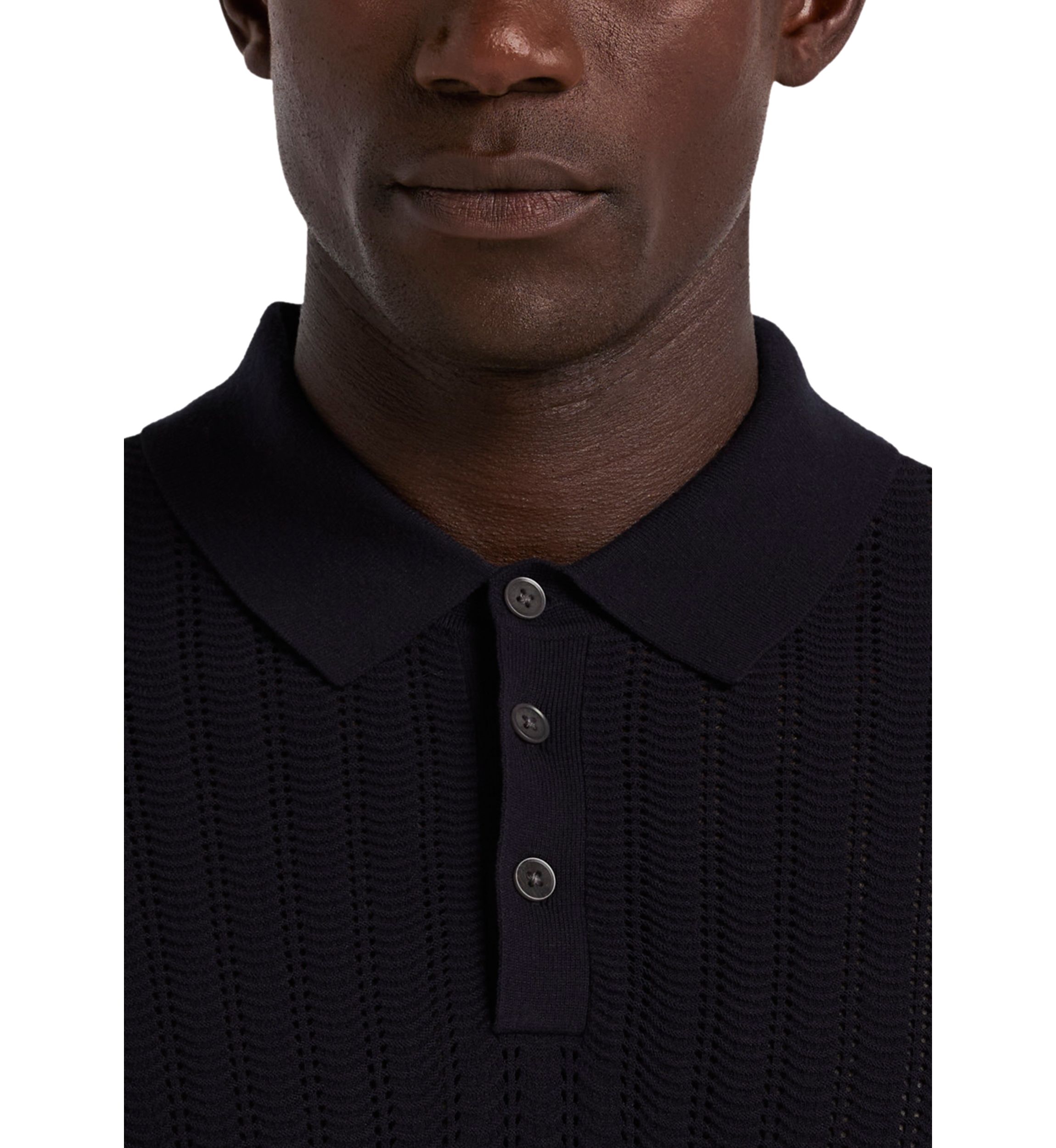 Long Sleeve Tech Polo Shirt 