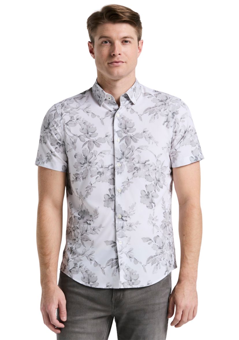 Mens Short Sleeve Floral Shirt