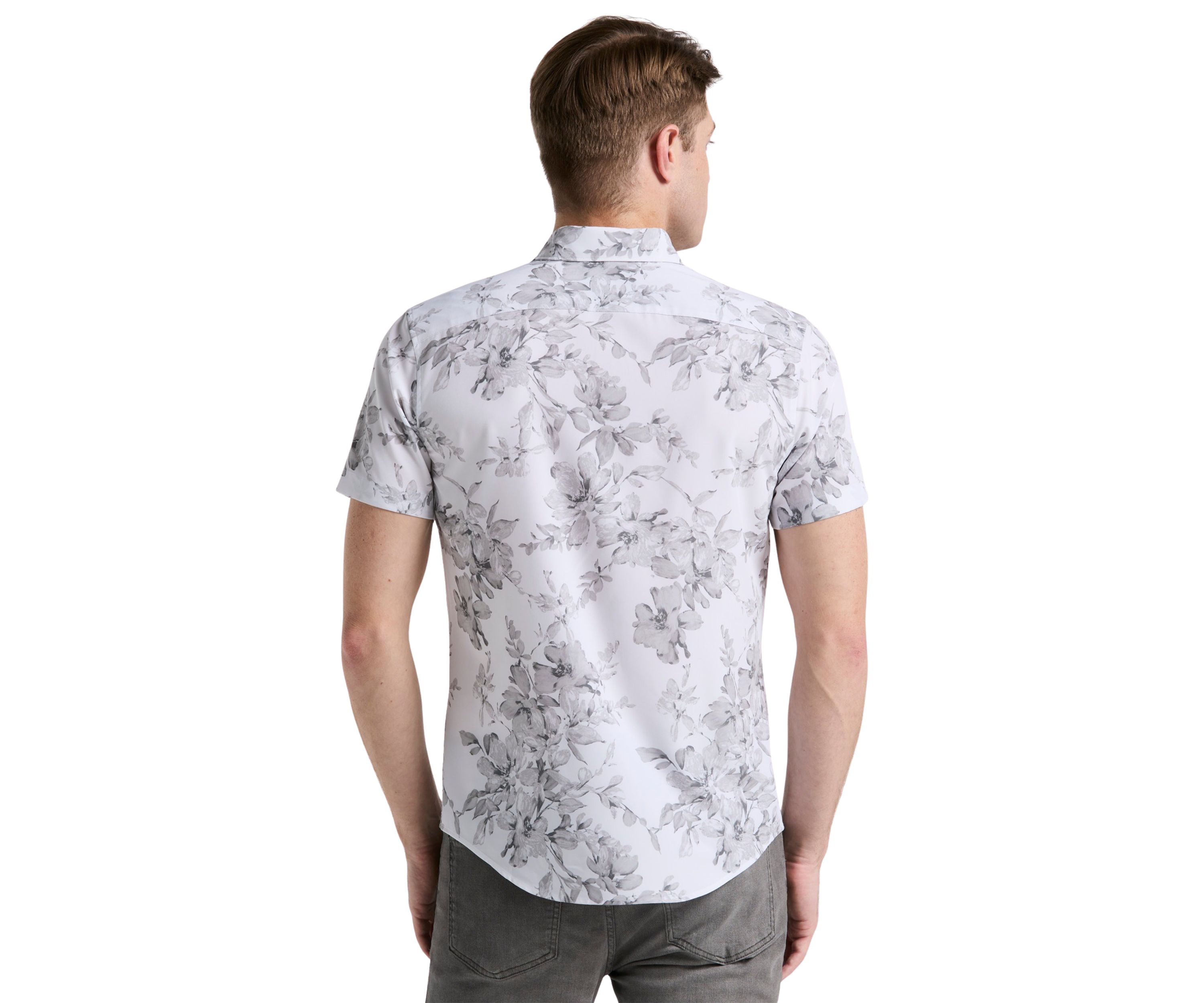 Mens Short Sleeve Floral Shirt