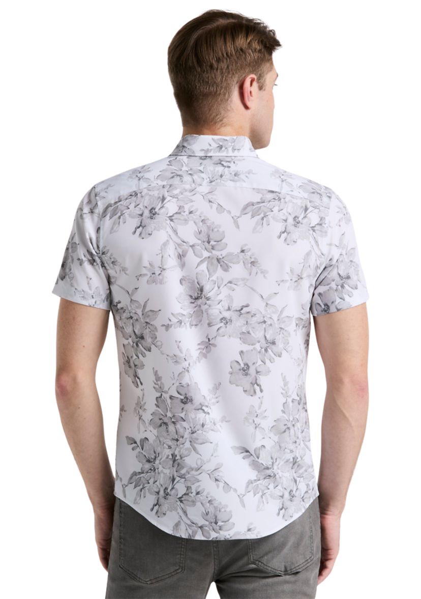 Mens Short Sleeve Floral Shirt