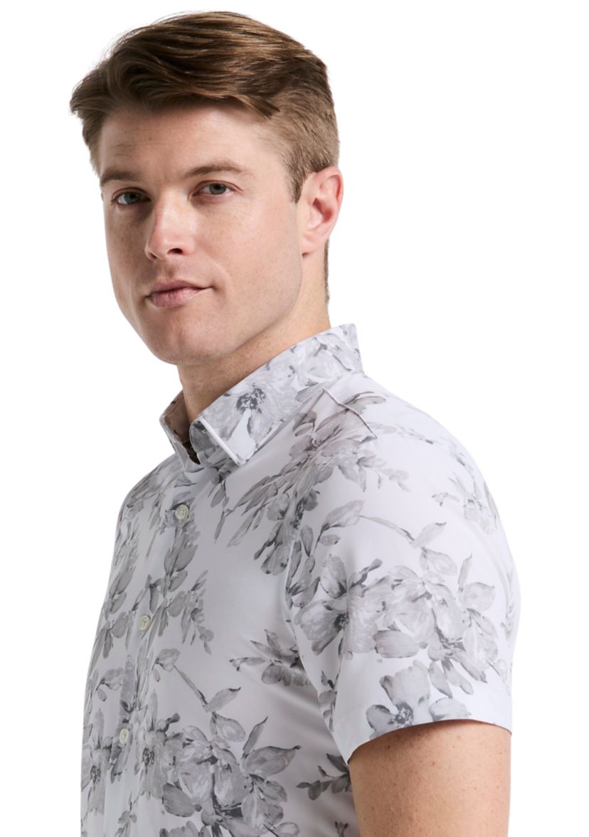 Mens Short Sleeve Floral Shirt