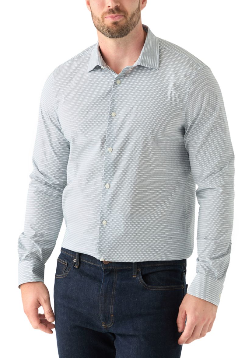Big & Tall Geometric Printed Shirt