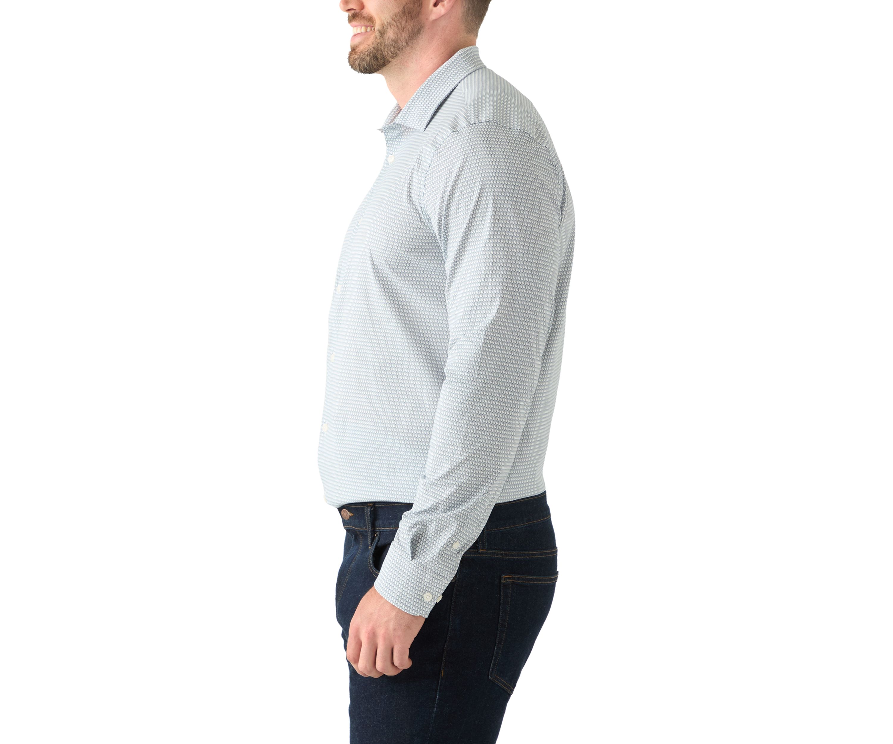 Big & Tall Geometric Printed Shirt