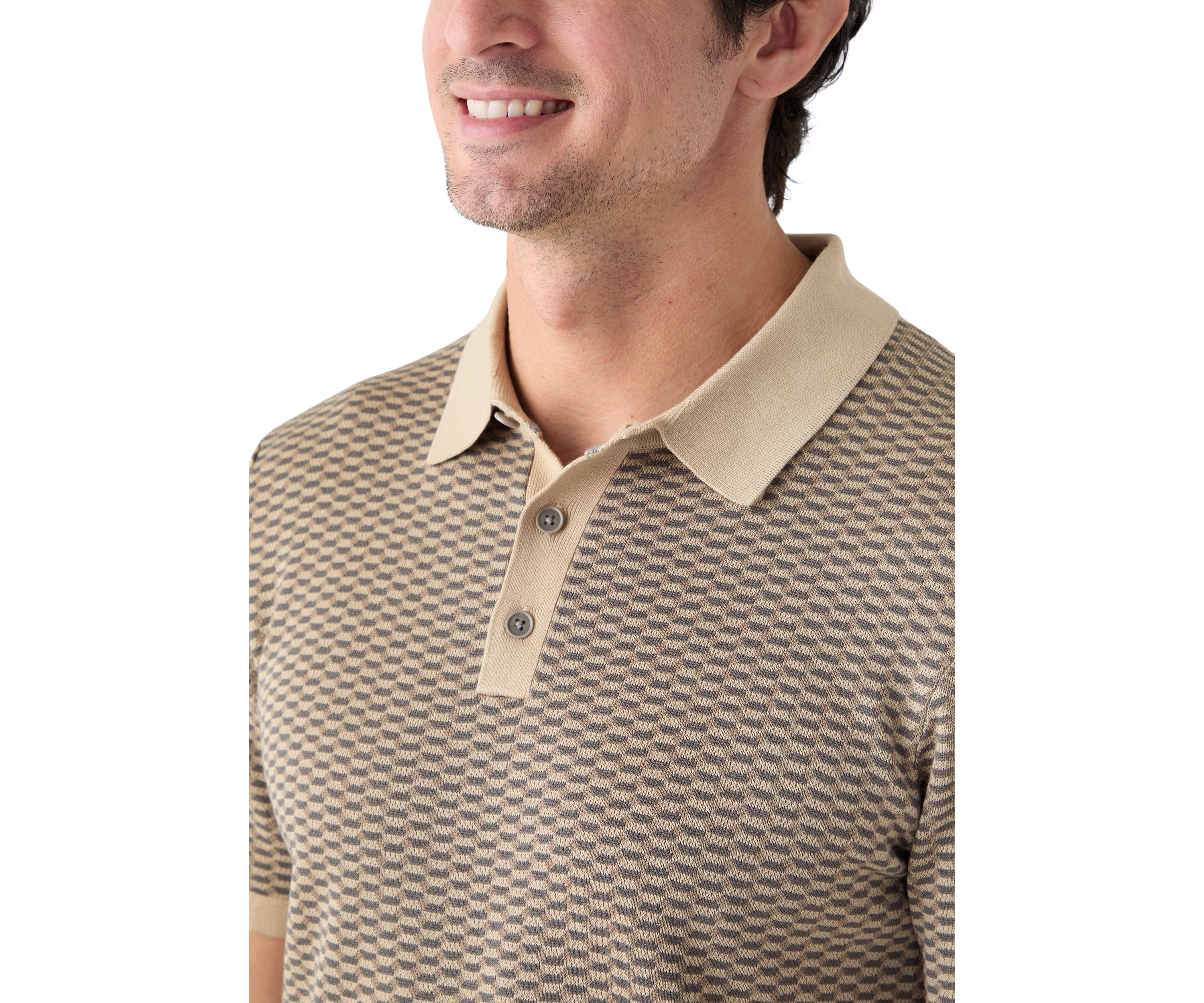 Mens Button Polo Sweater