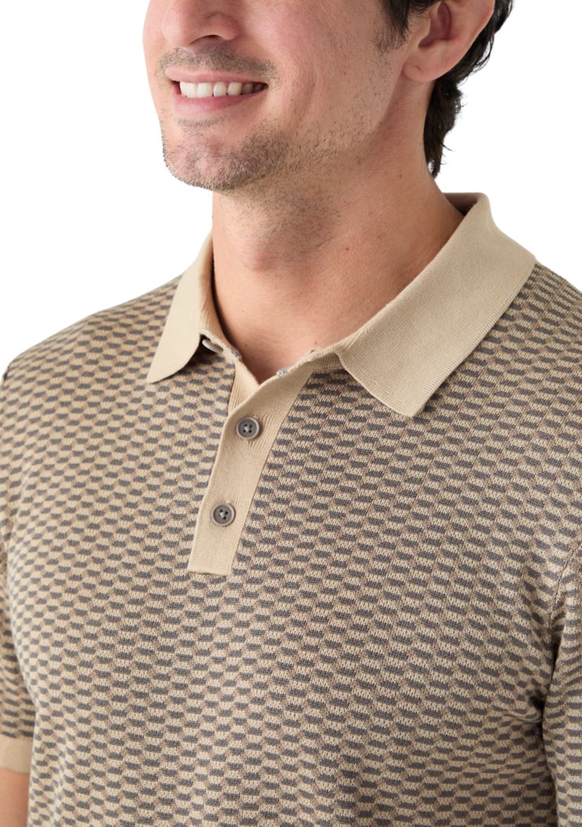 Mens Button Polo Sweater