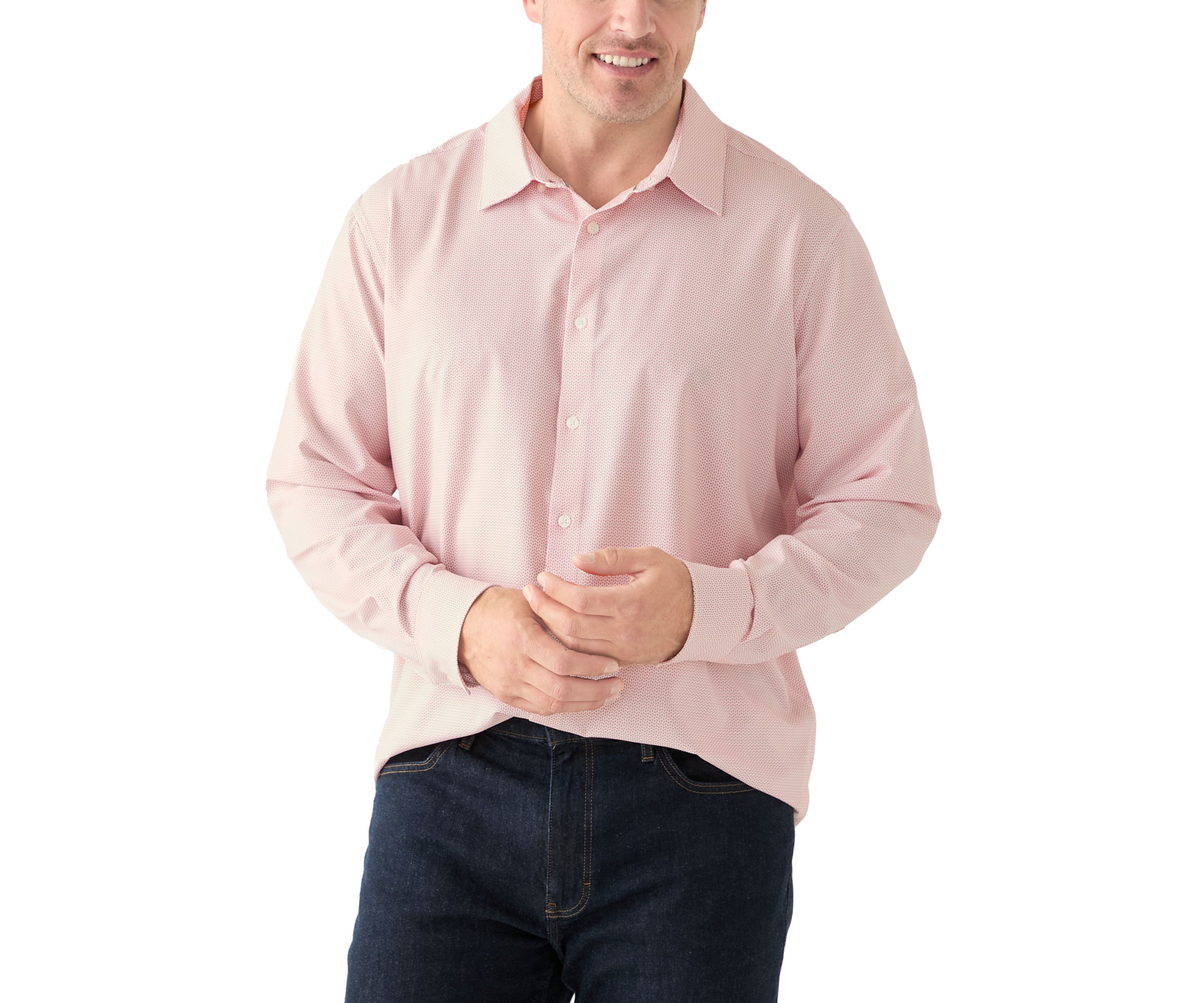 Big & Tall Long Sleeve Slim Float Shirt