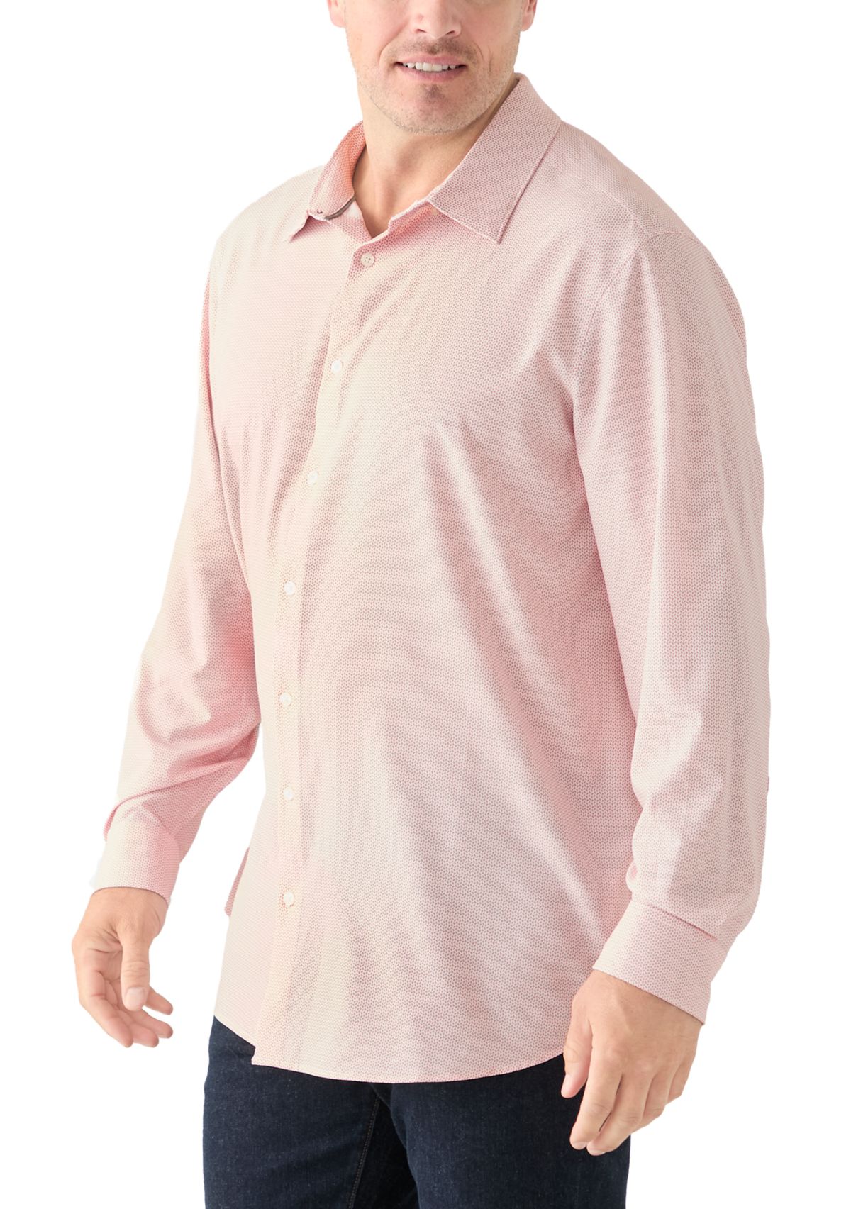 Big & Tall Long Sleeve Slim Float Shirt