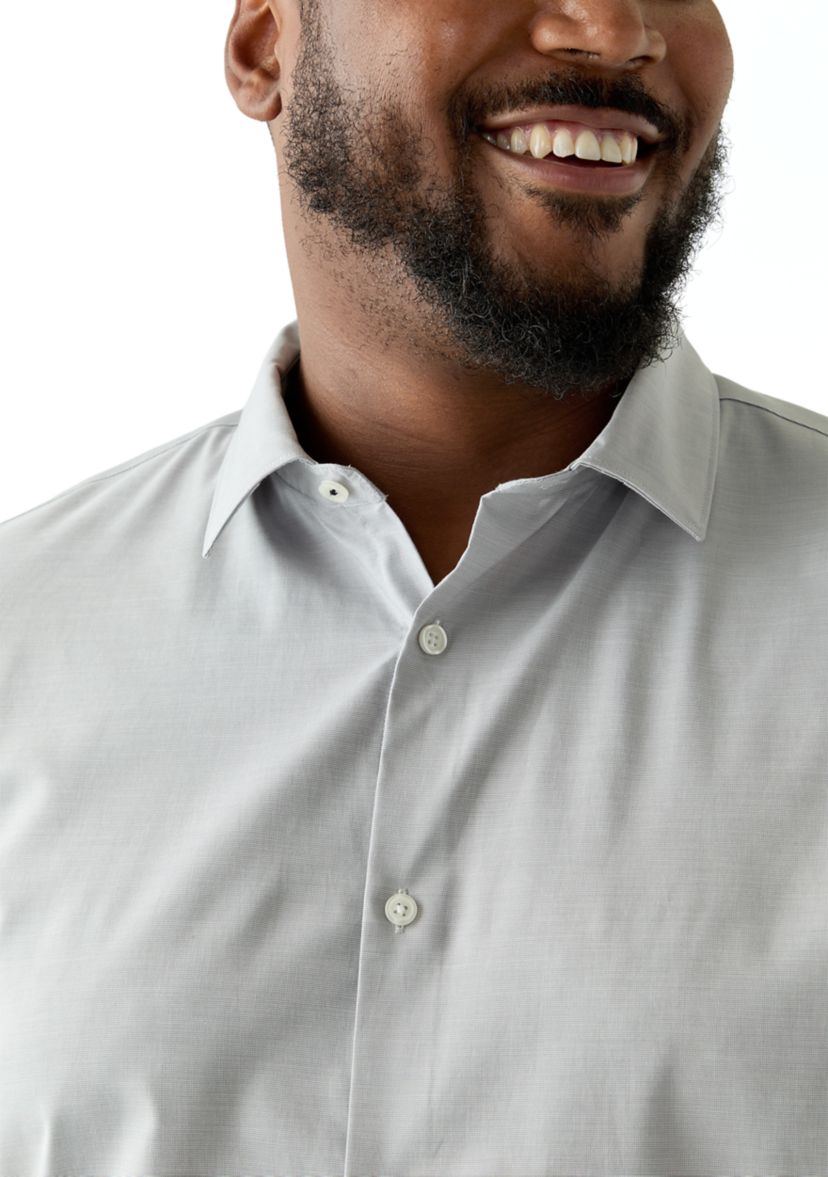 slim fit dress slacks Slim Fit Smart Dress Shirt – Perry Ellis main image 0