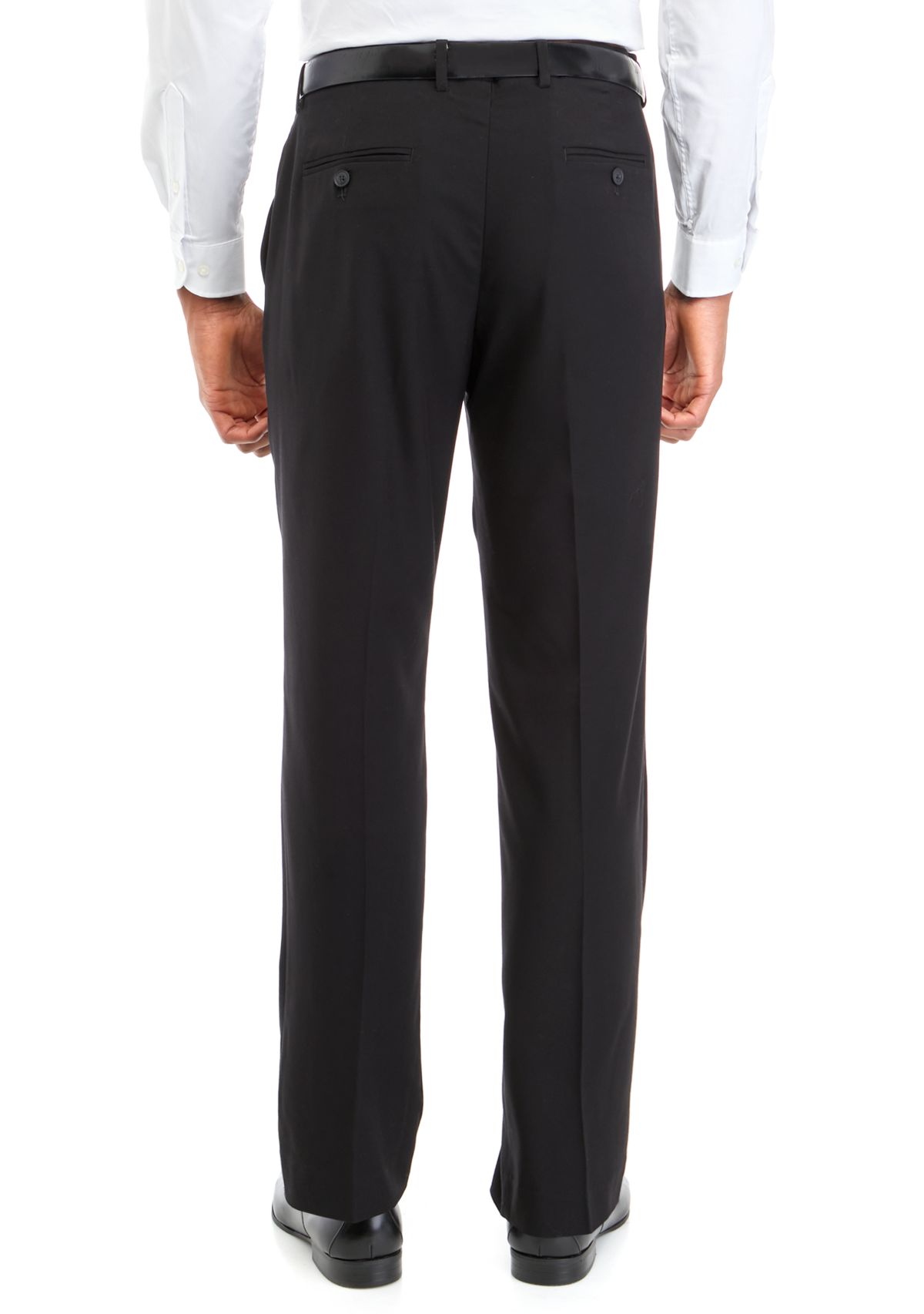 Mens Slim Fit Stretch Active Waistband Dress Pants