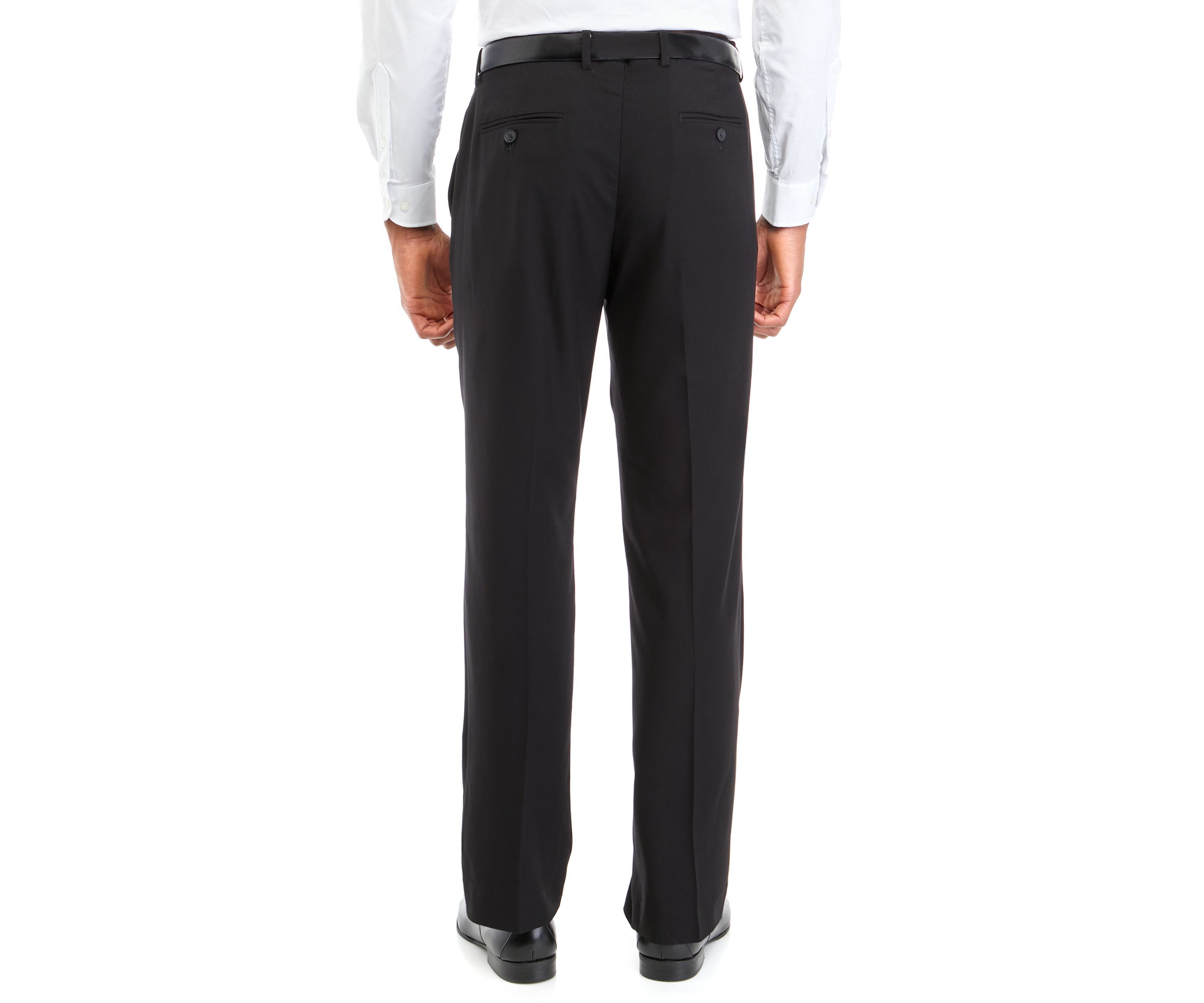 Mens Slim Fit Stretch Active Waistband Dress Pants