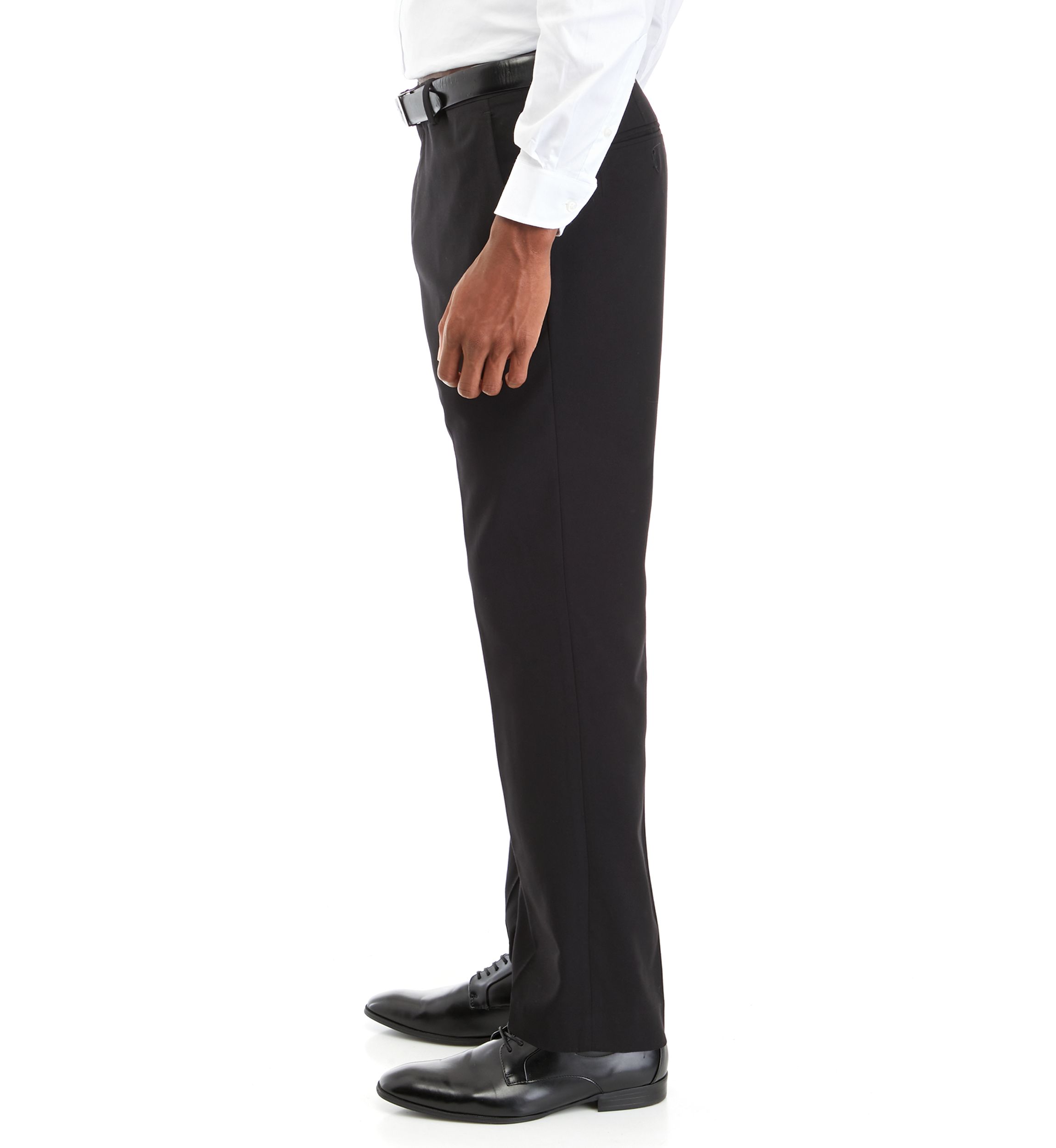 Mens Slim Fit Stretch Active Waistband Dress Pants