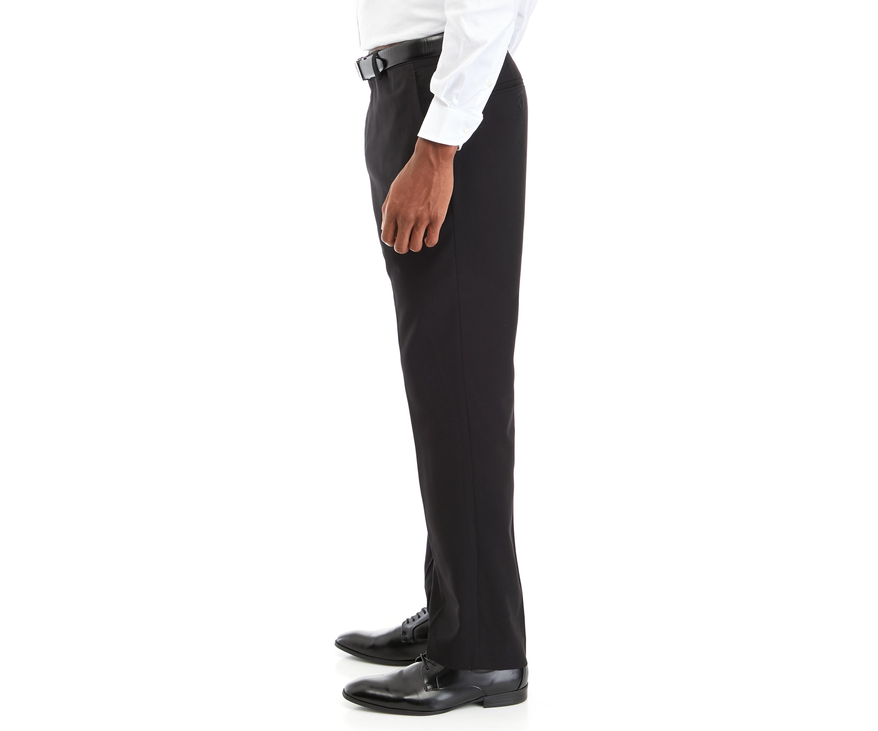 Mens Slim Fit Stretch Active Waistband Dress Pants