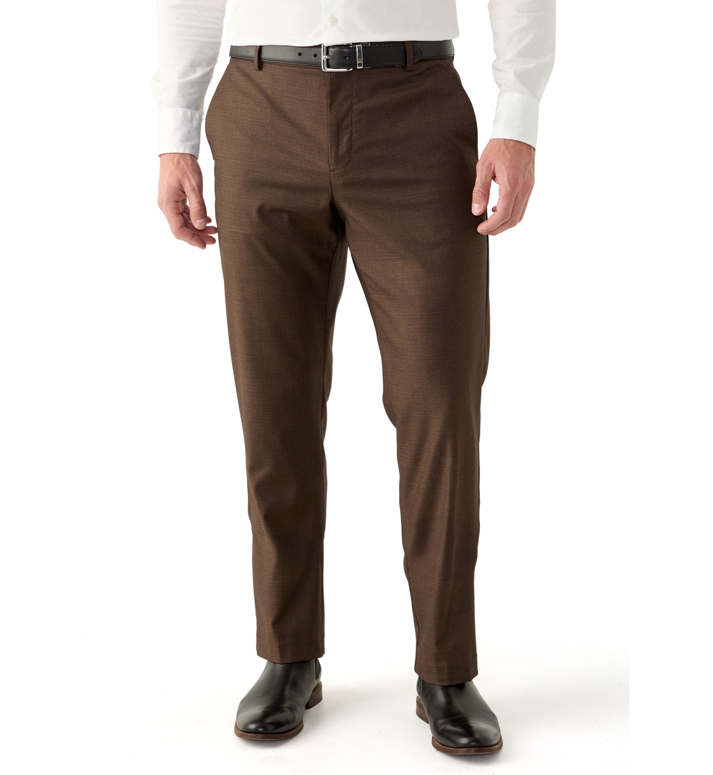 Mens Modern Plaid Dress Pants 